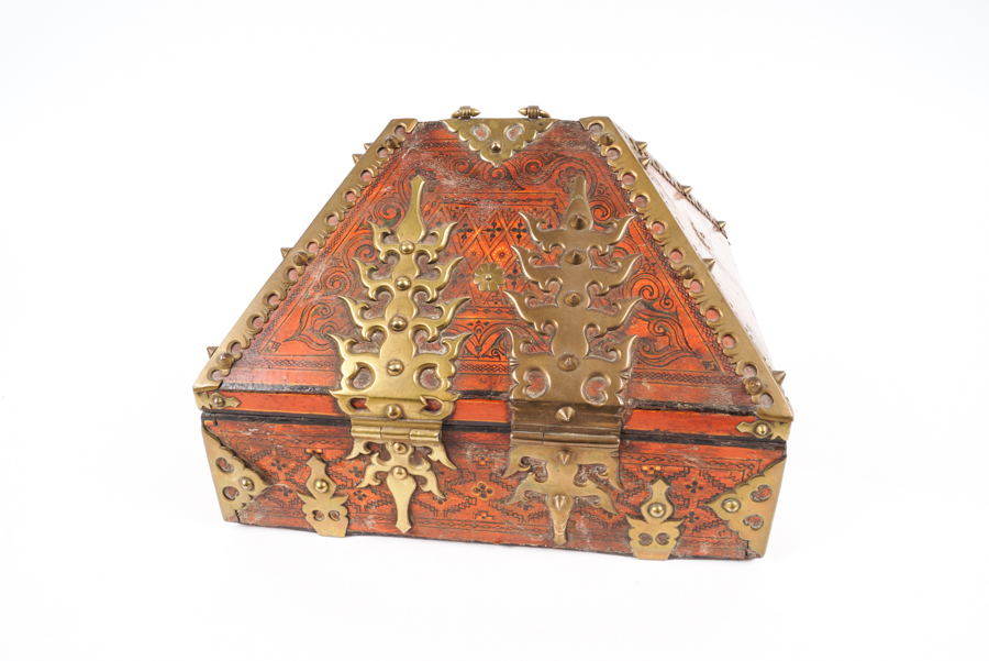 Antique Indian Nettur Petti Dowry Box