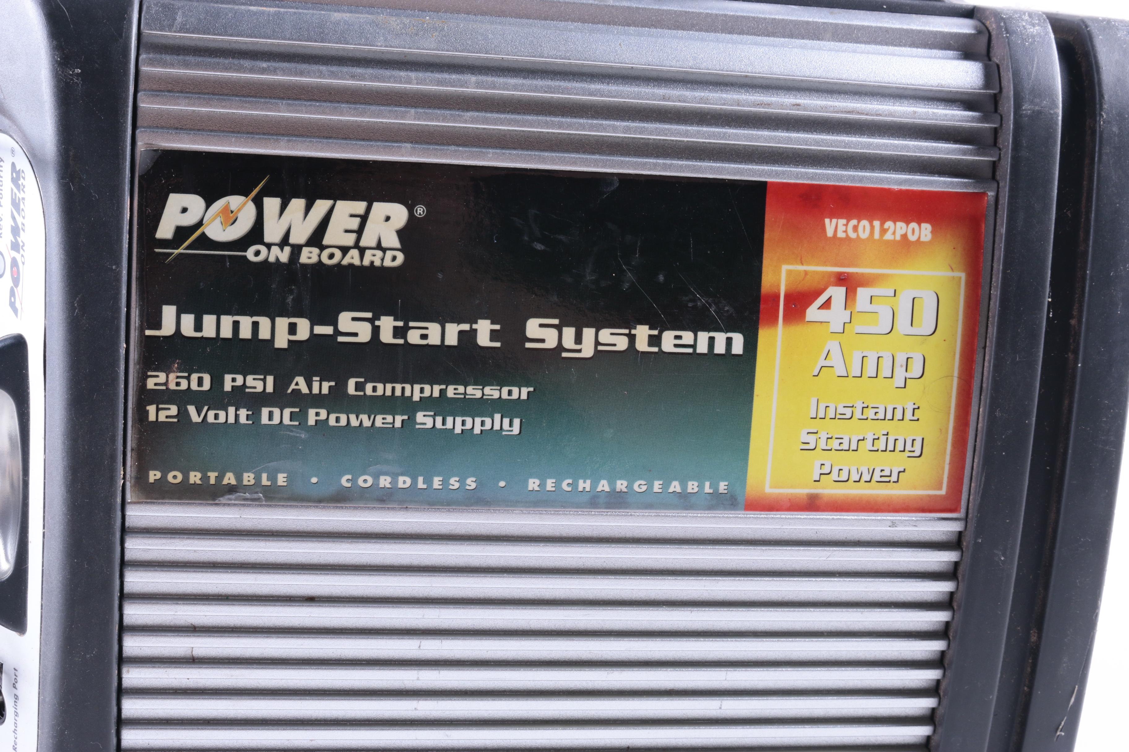 Power On Board Jump Start System