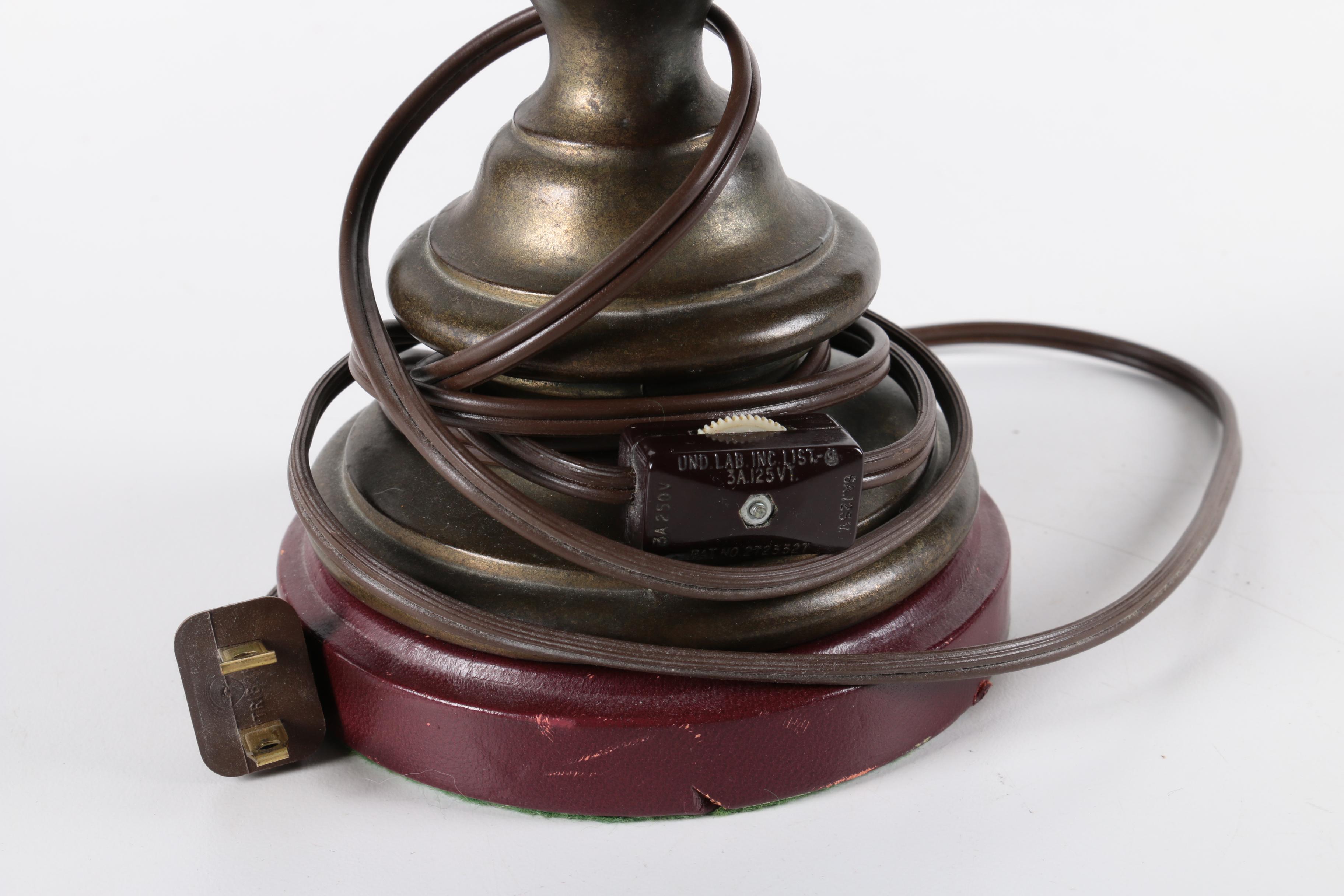 Mid Century Style Brass Table Lamp