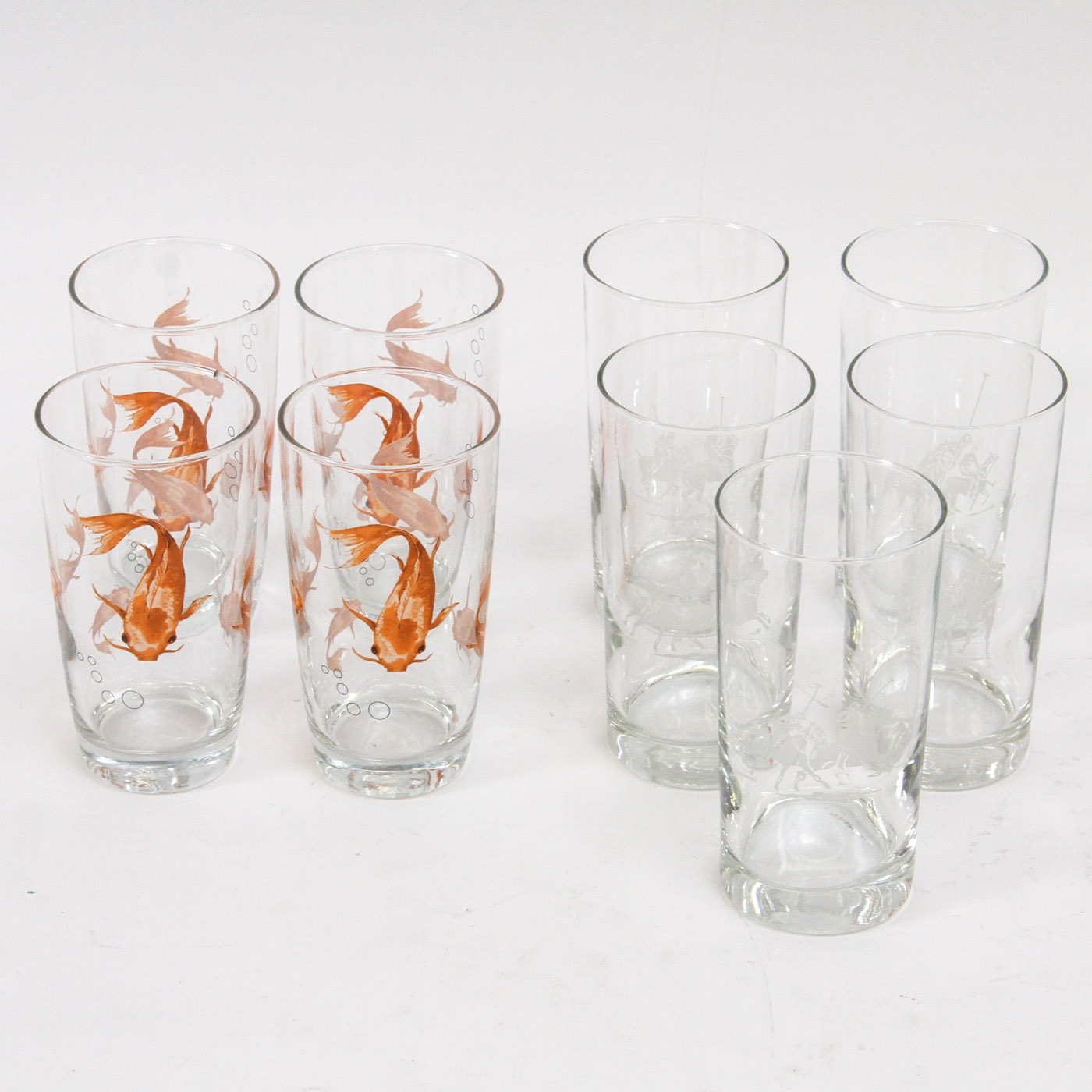 Assorted Animal-Themed Drinking Glasses