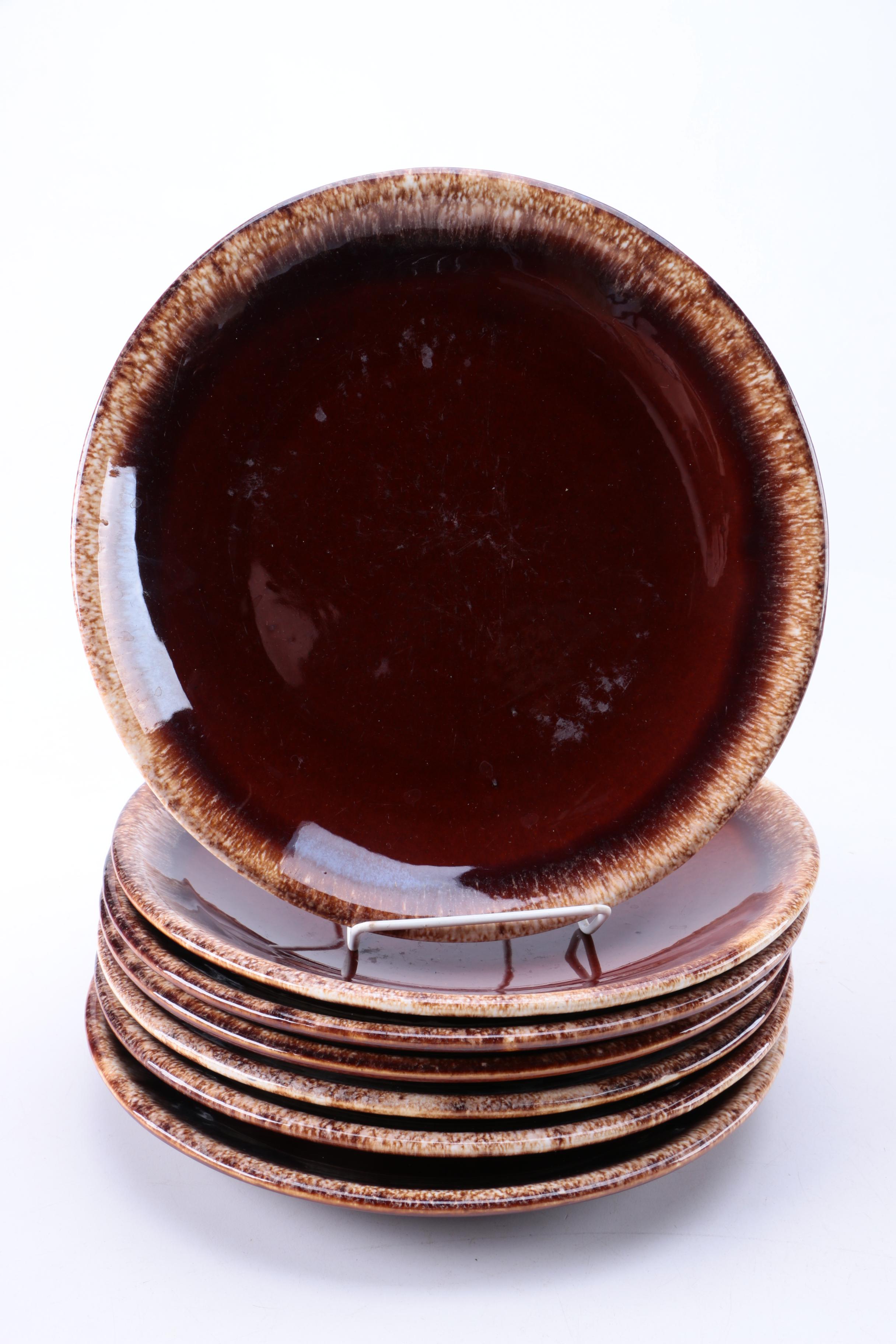 Hull "Brown Drip" Serving Dishes