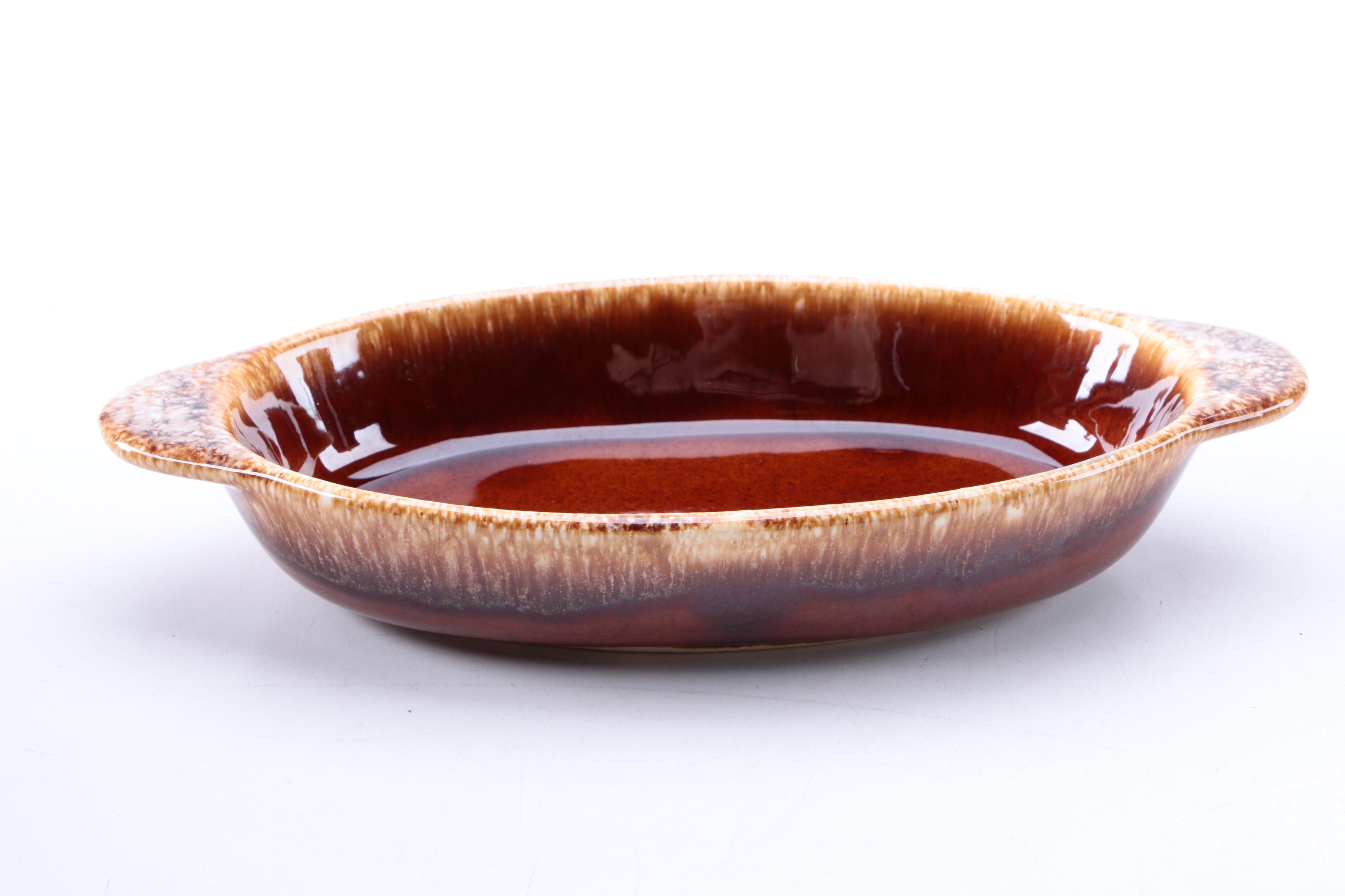 Hull "Brown Drip" Serving Dishes