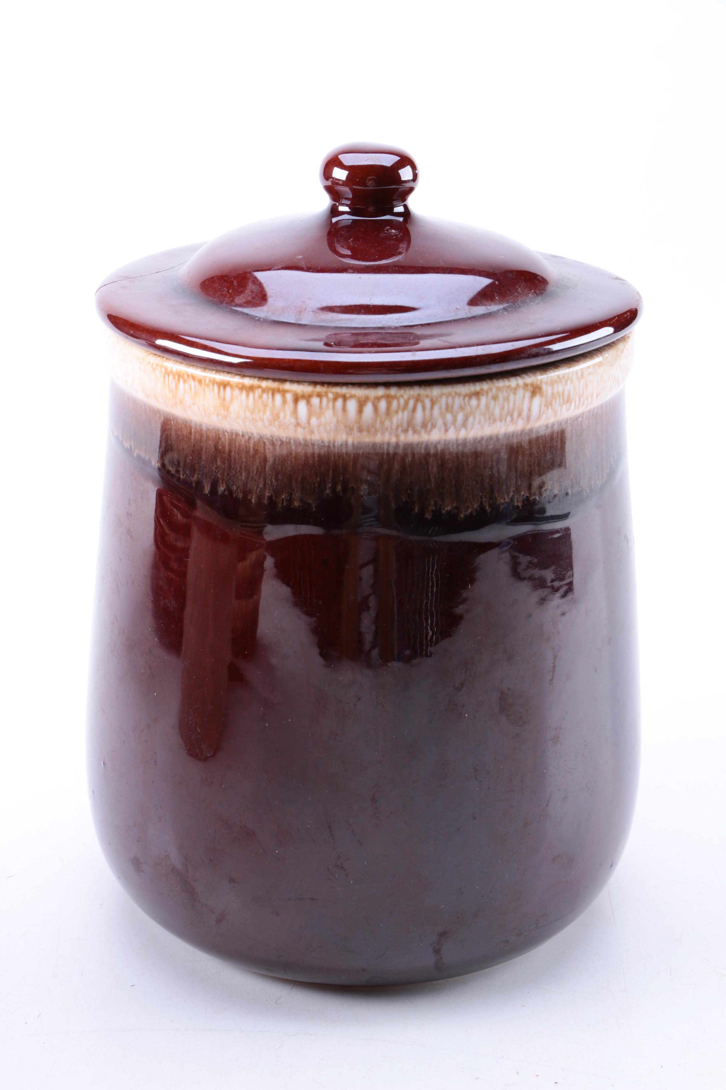 Hull "Brown Drip" Serving Dishes