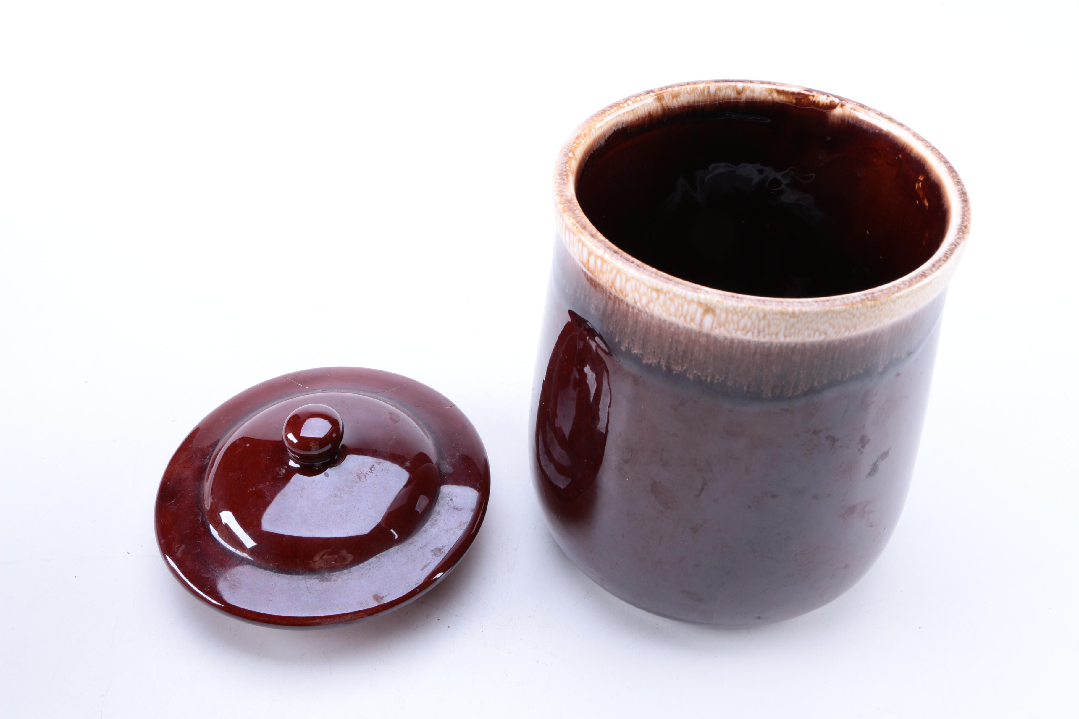 Hull "Brown Drip" Serving Dishes