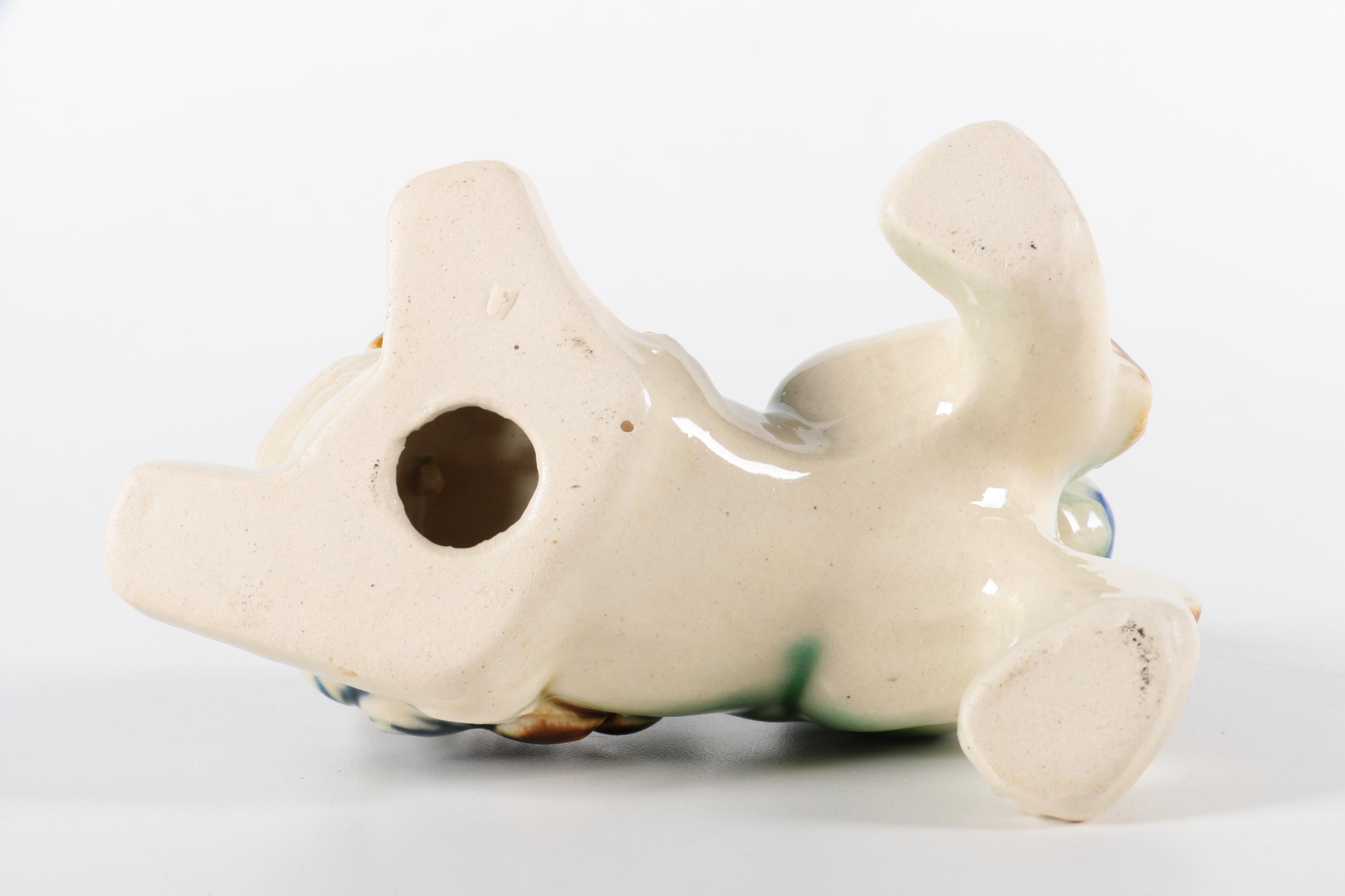 Pair of Ceramic Guardian Lions