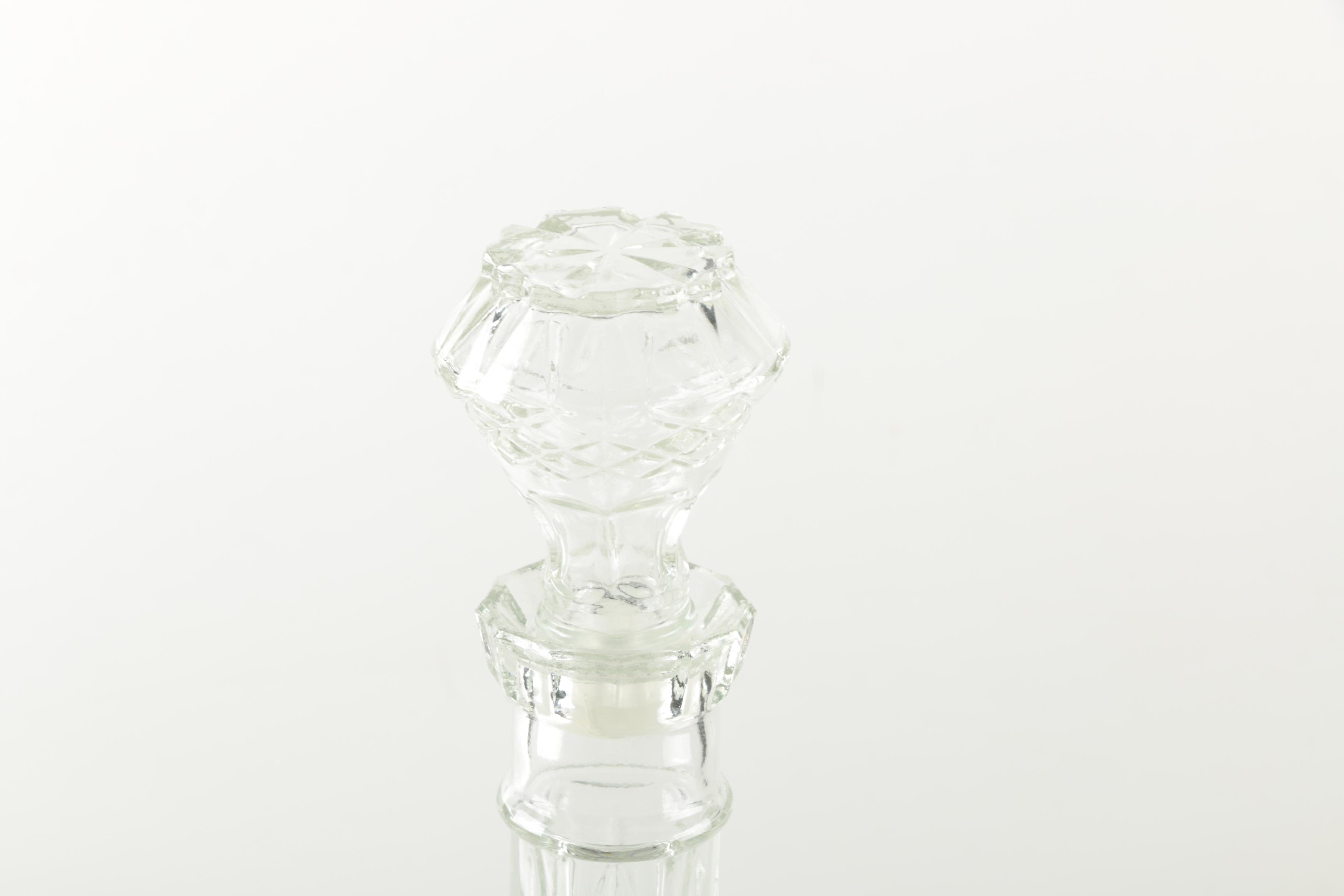 Pressed Glass Decanter