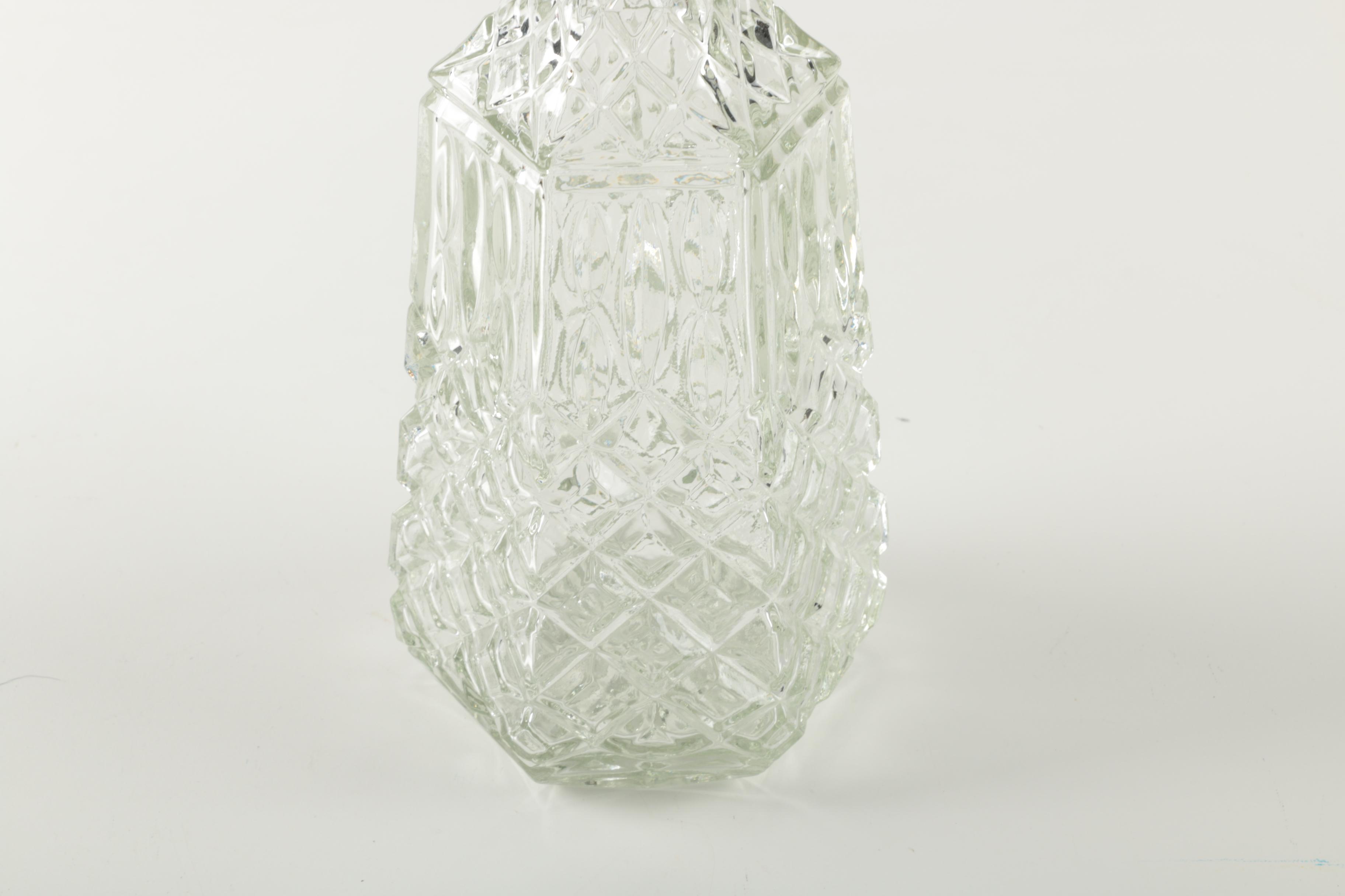 Pressed Glass Decanter