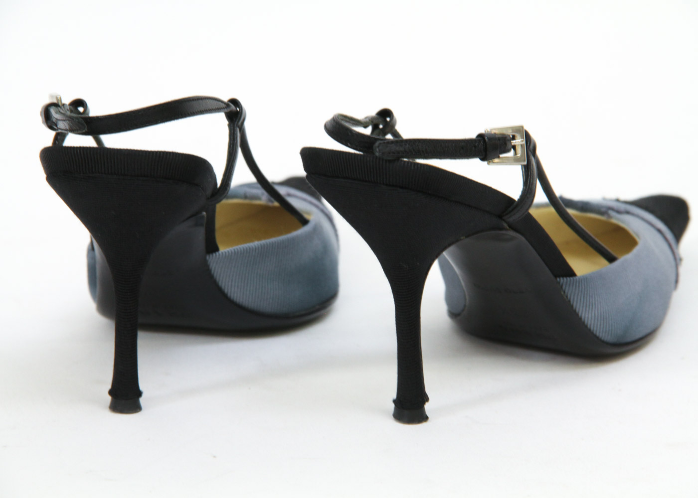 Prada Pointed Toe Slingback Heels