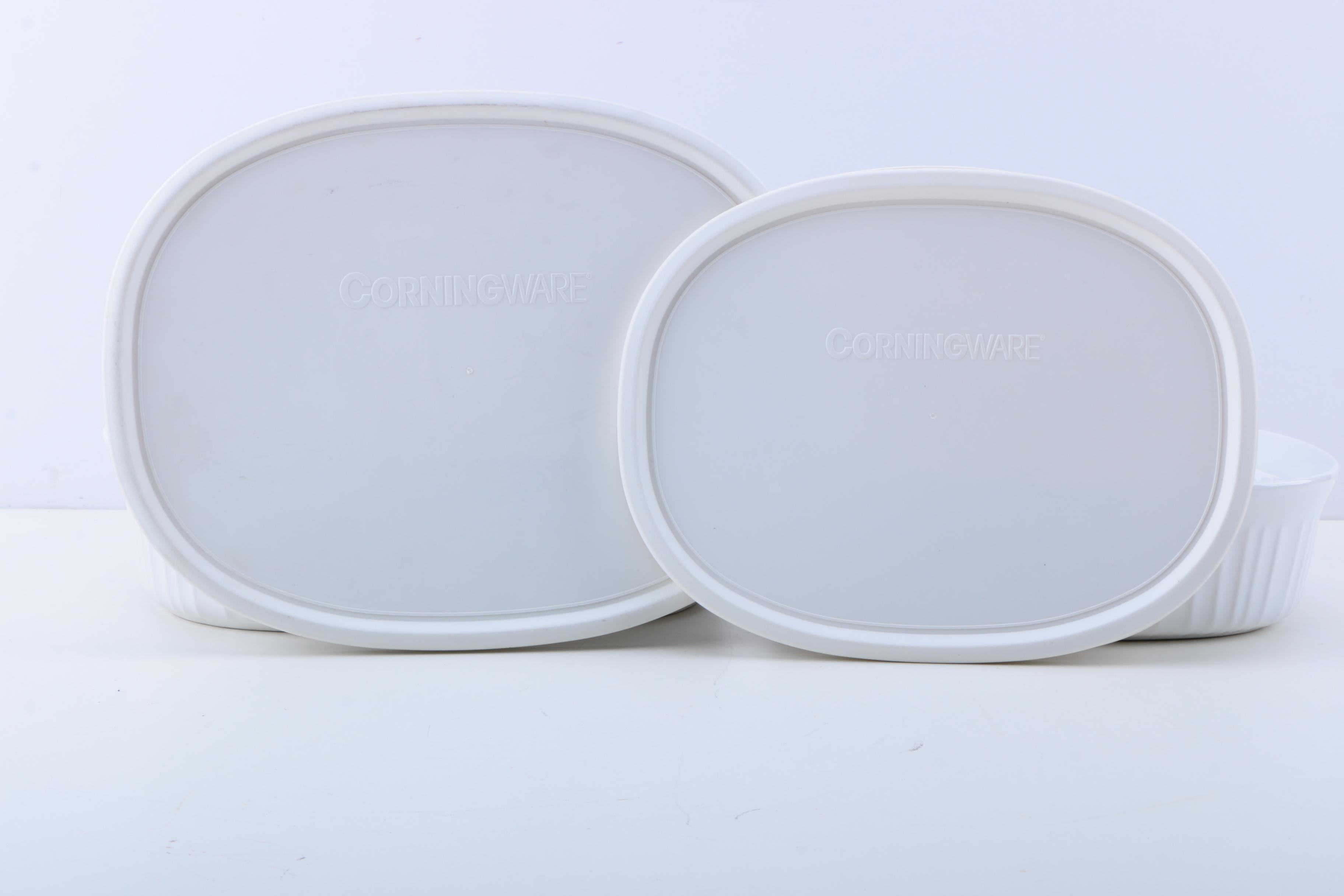 Corning Ware "French White" Casserole Dishes