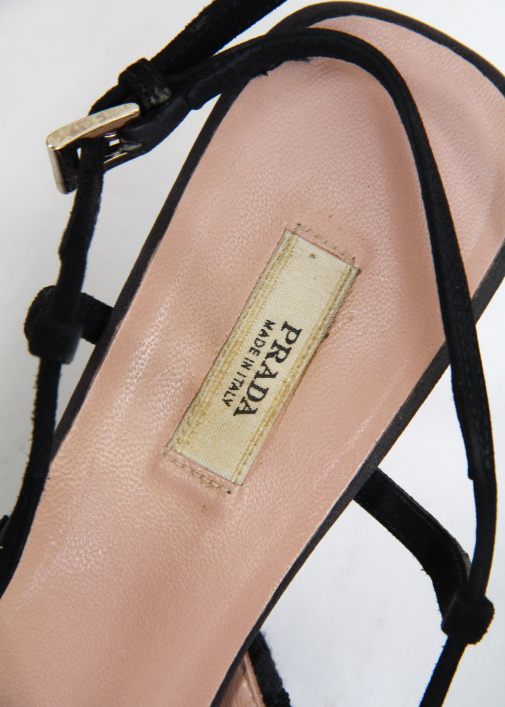 Prada Slingback Kitten Heels