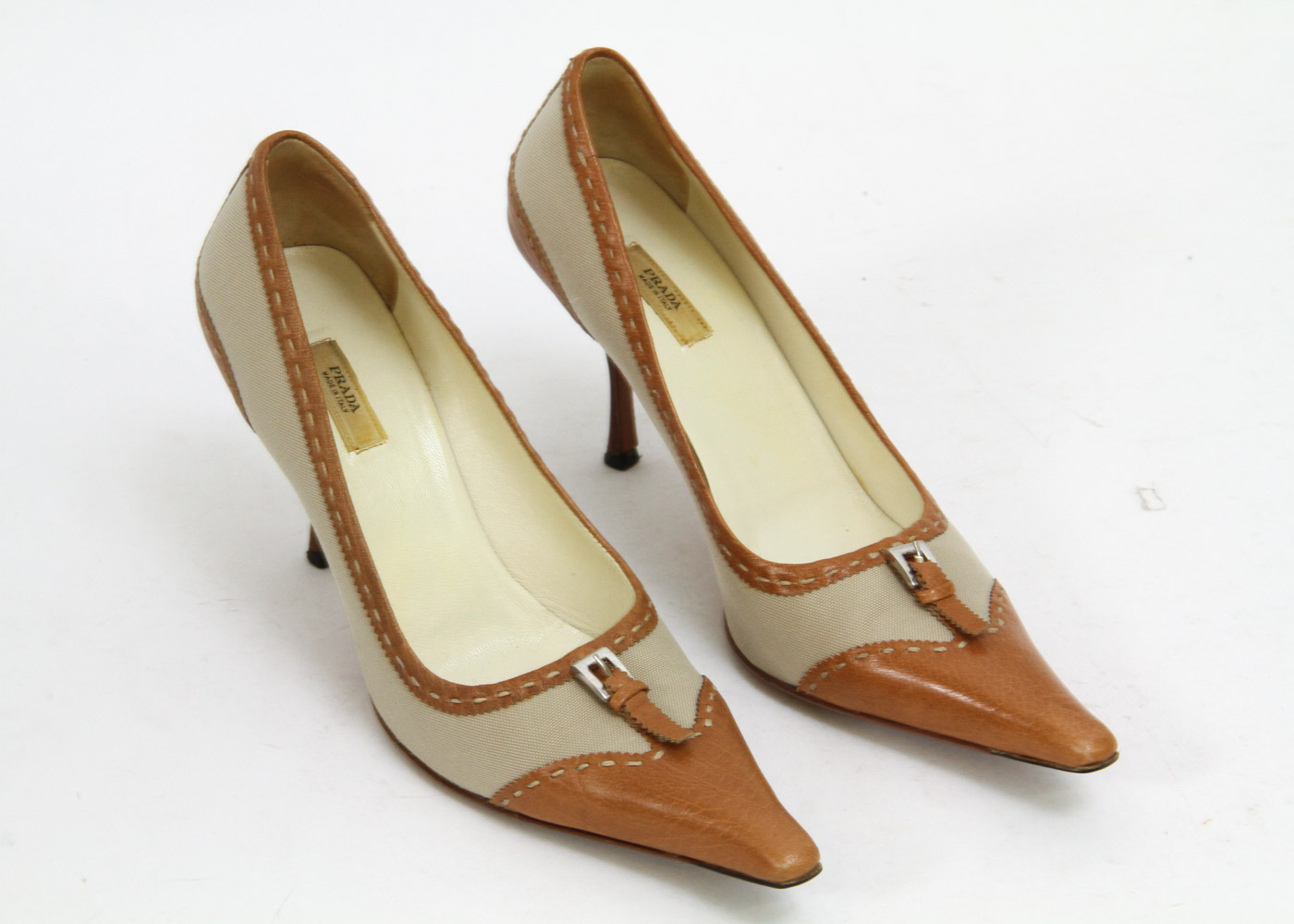 Prada Two Tone Pumps