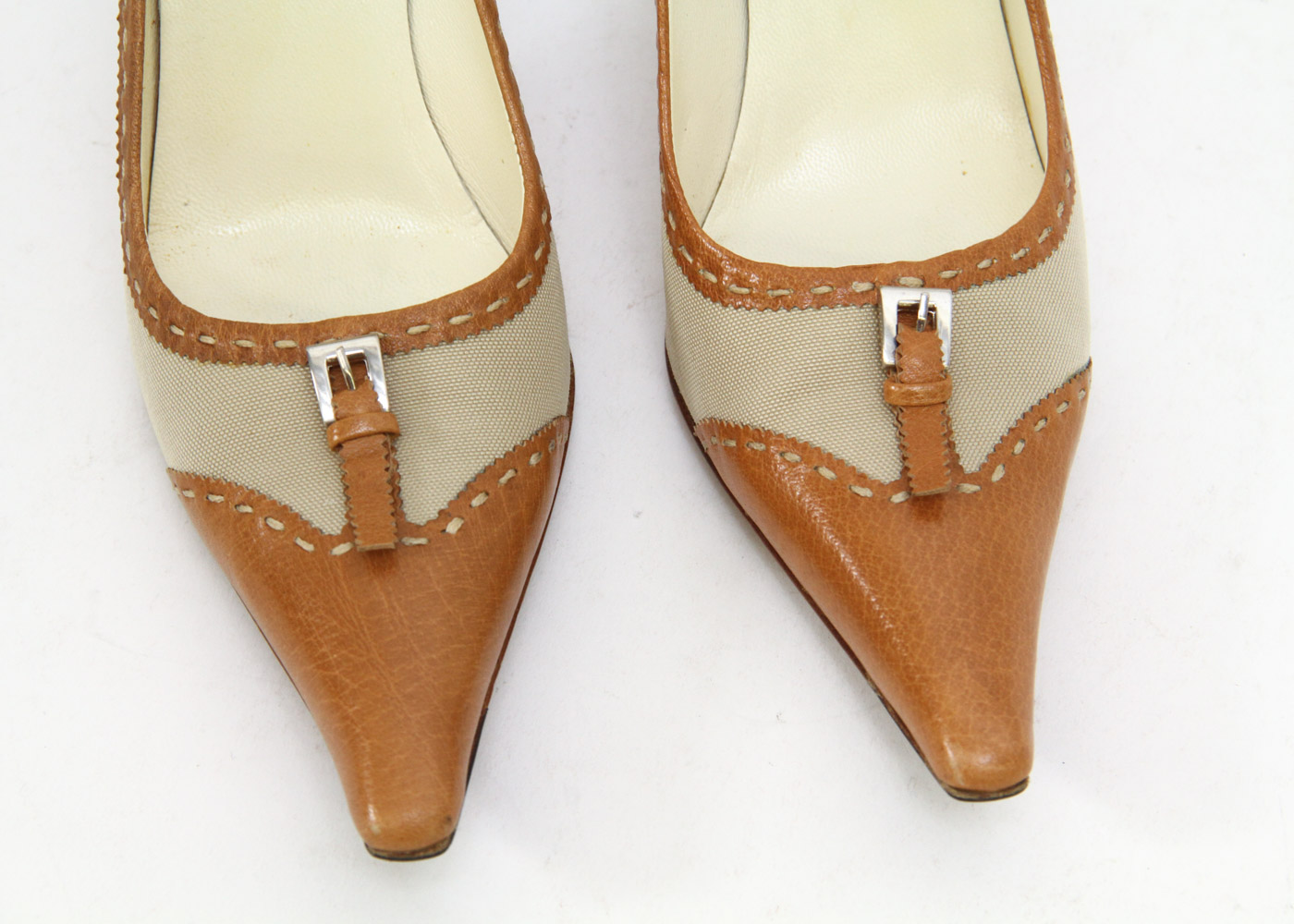 Prada Two Tone Pumps