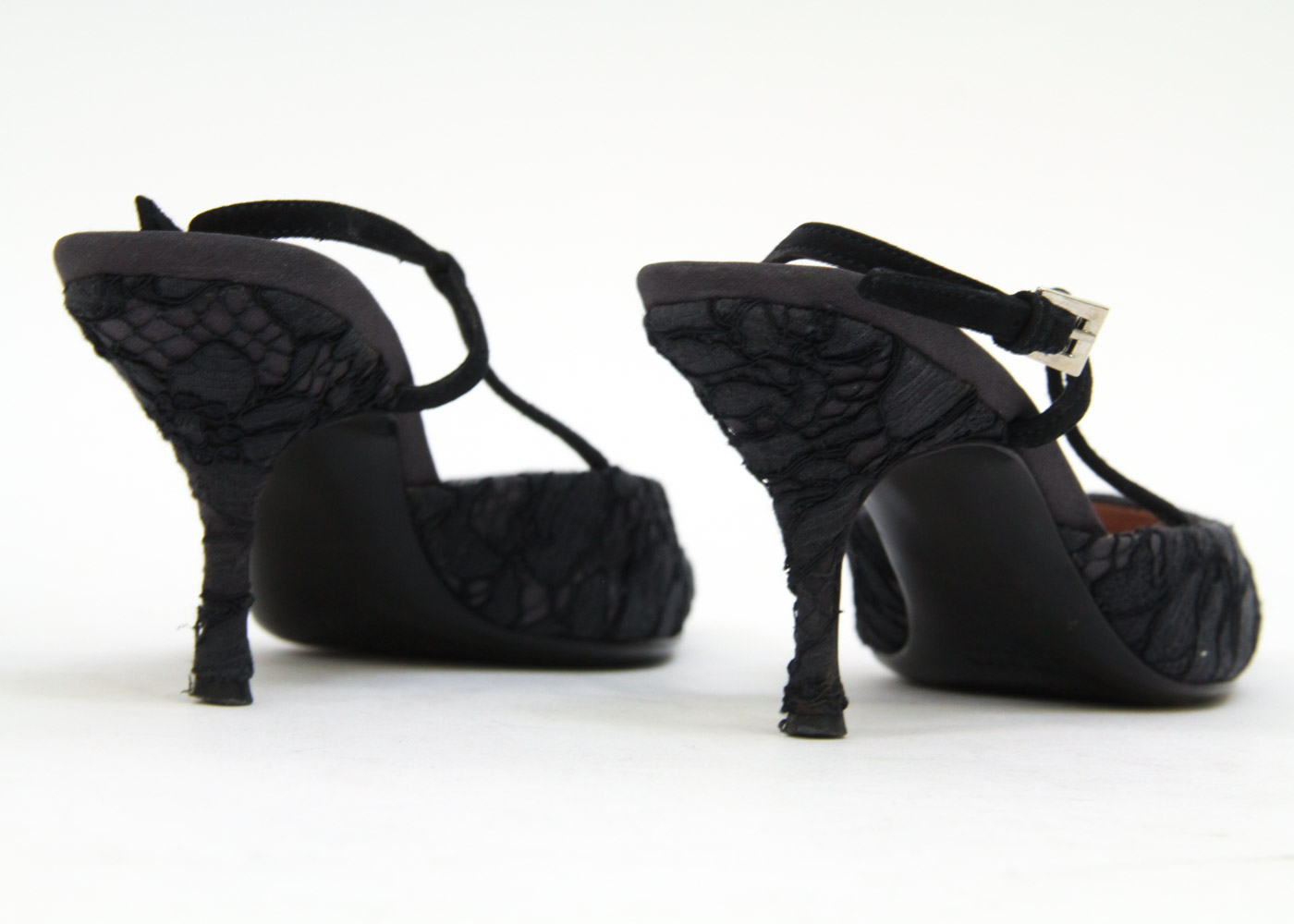 Prada Slingback Kitten Heels