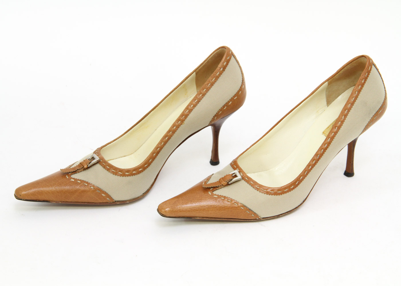 Prada Two Tone Pumps