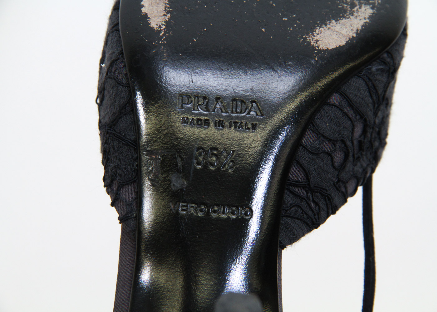 Prada Slingback Kitten Heels