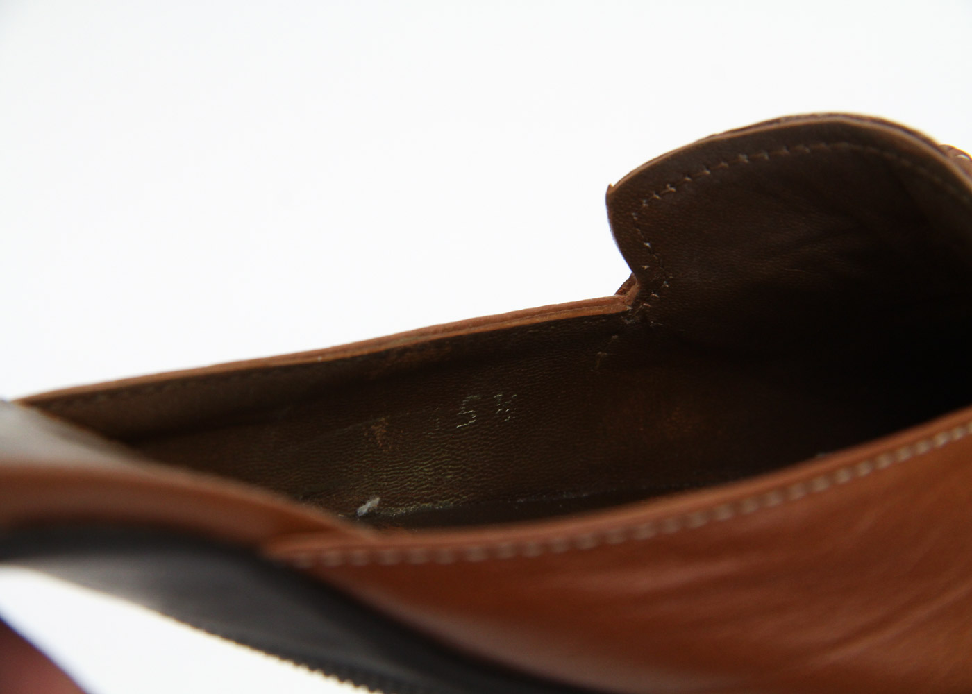 Prada Leather Kitten Heel Slides