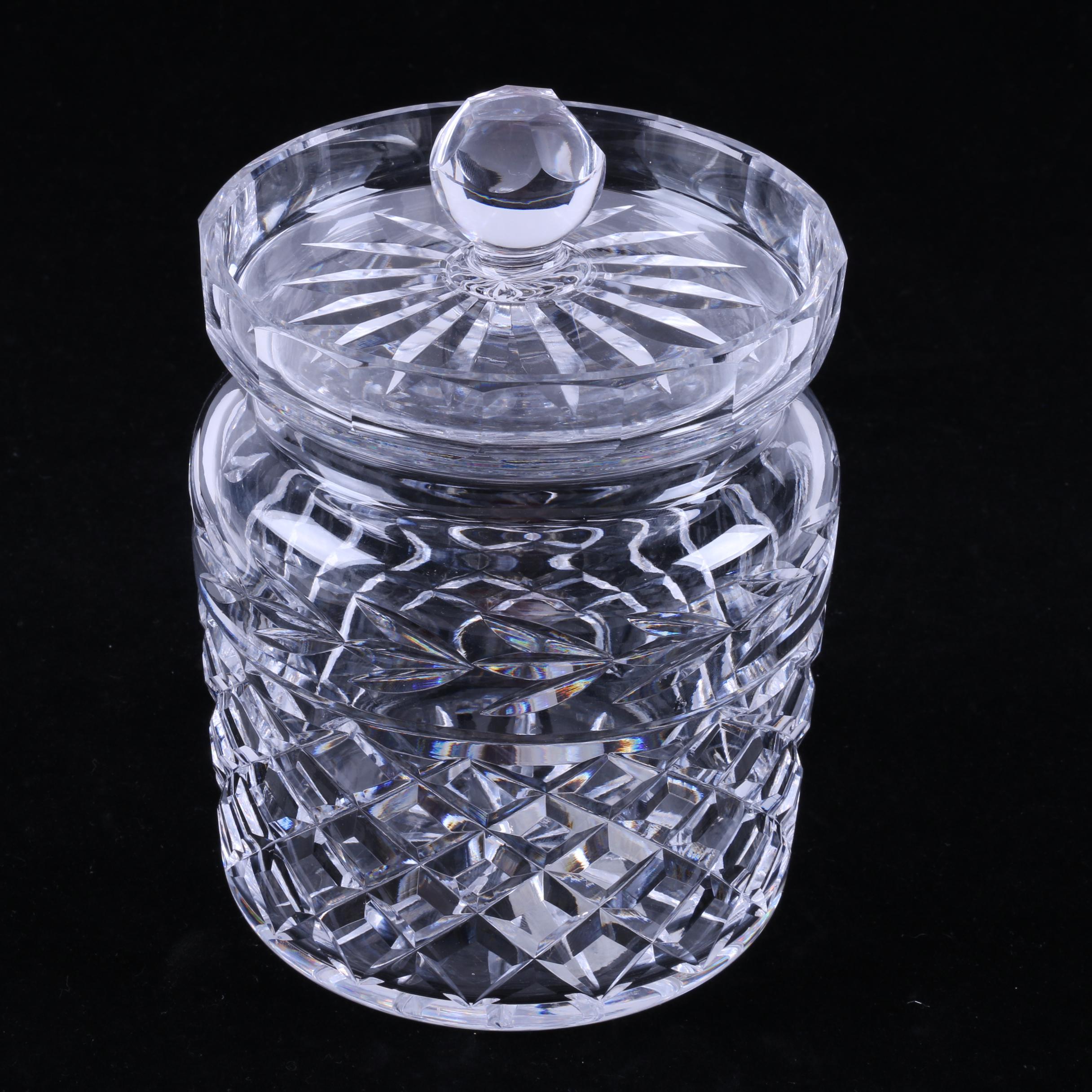 Waterford Crystal "Glandore" Biscuit Barrel