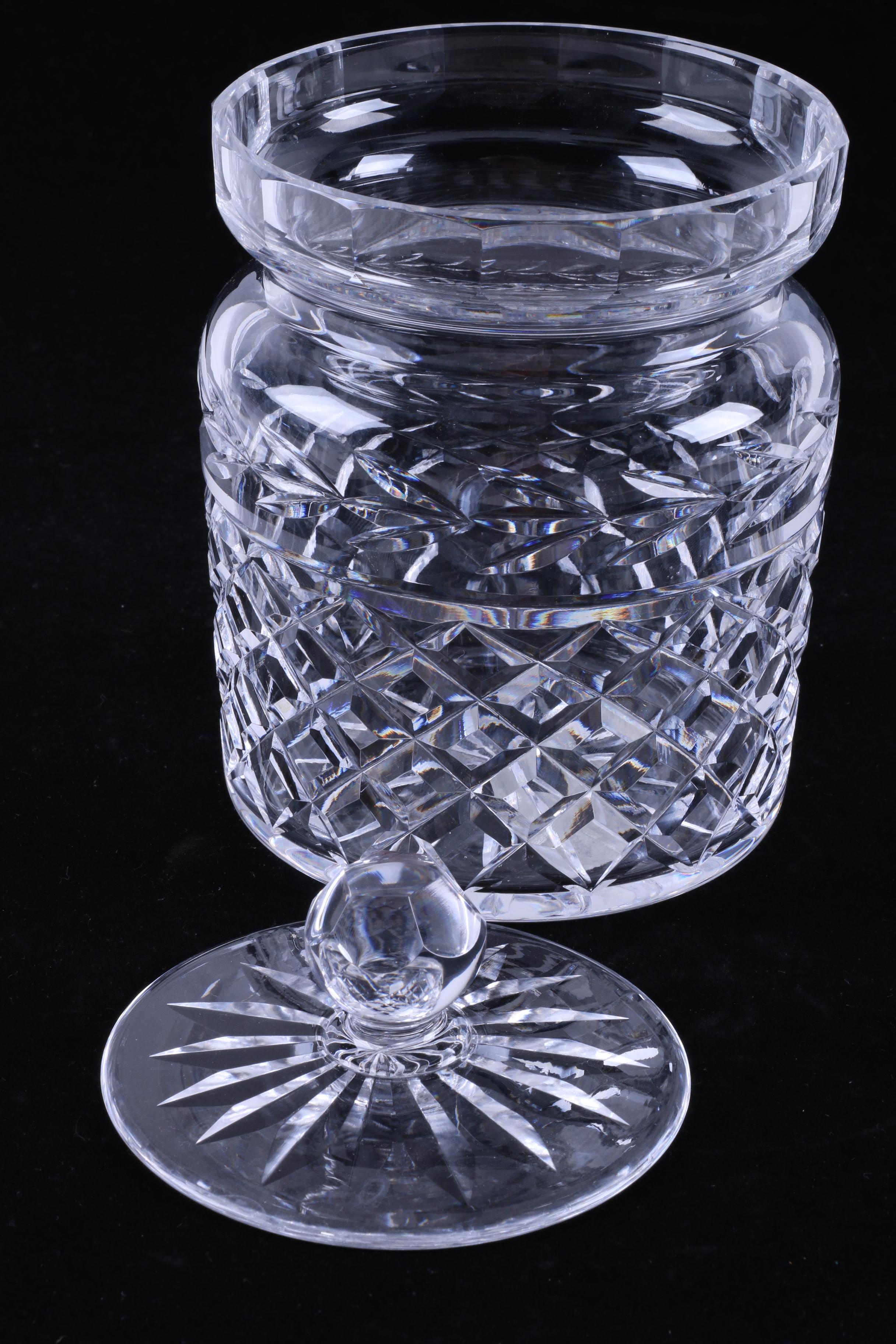 Waterford Crystal "Glandore" Biscuit Barrel