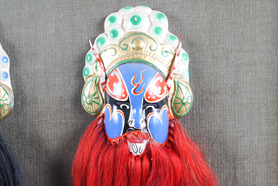 Framed Miniature Peking Opera Masks