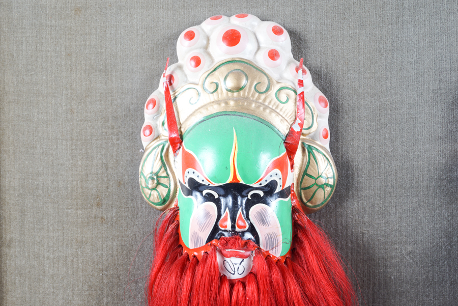 Framed Miniature Peking Opera Masks