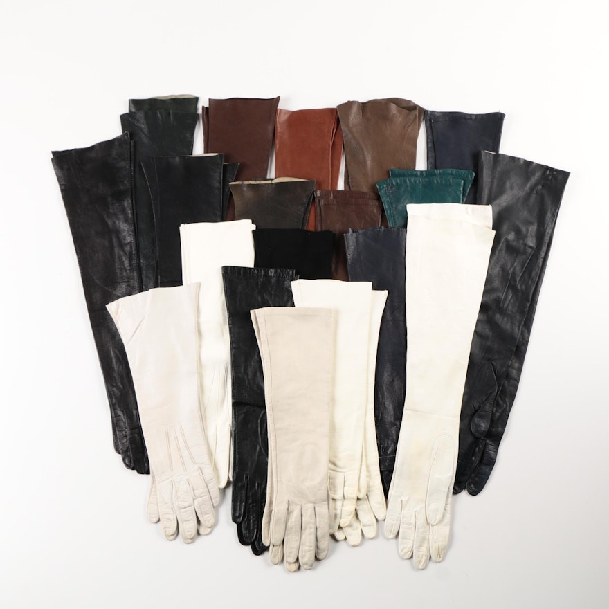 Assorted Women's Leather and Suede Gloves