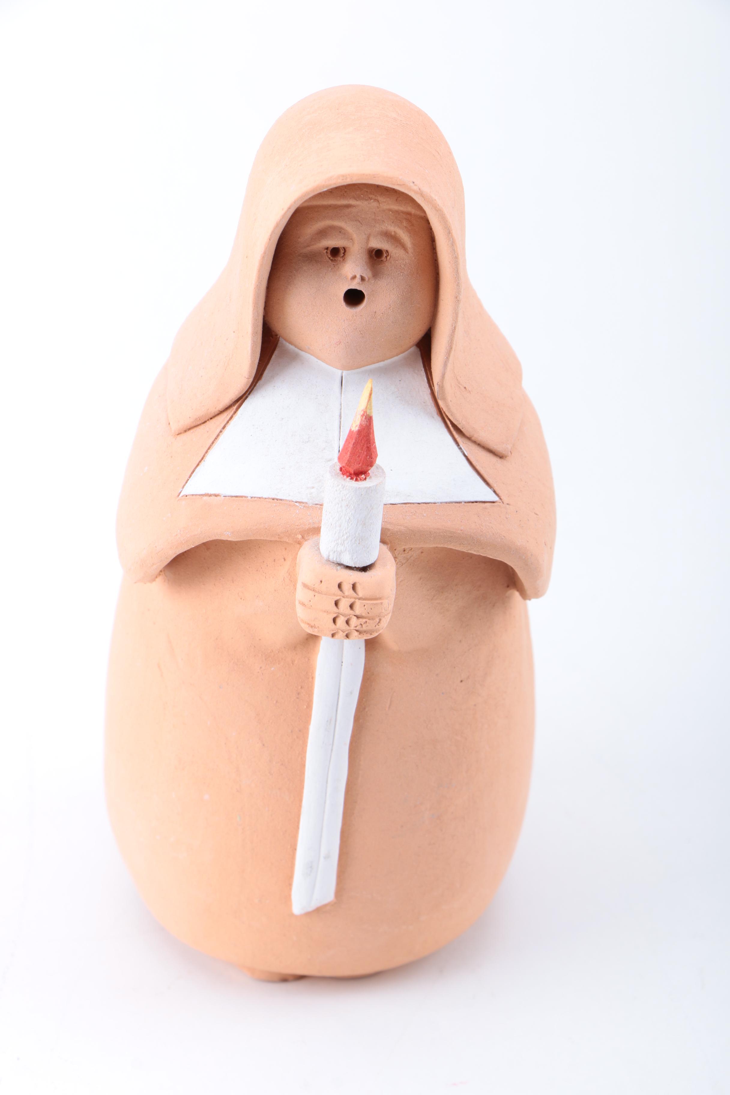 Assortment of Chilean Earthenware Figurines