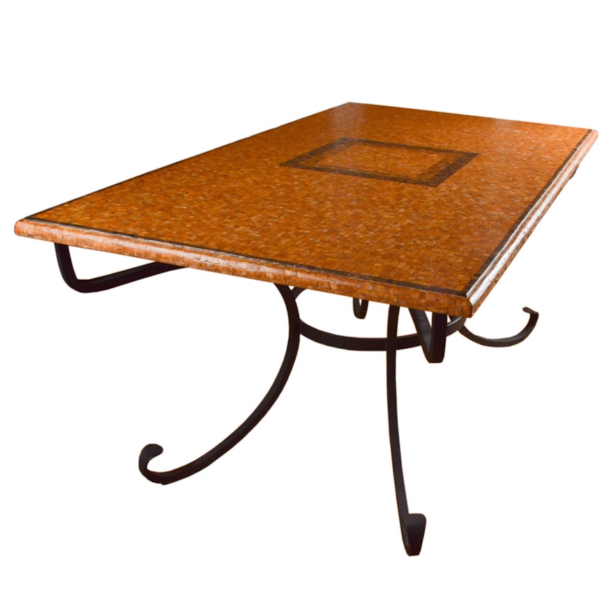 Arhaus Furniture Italian Mosaic Tile Dining Table