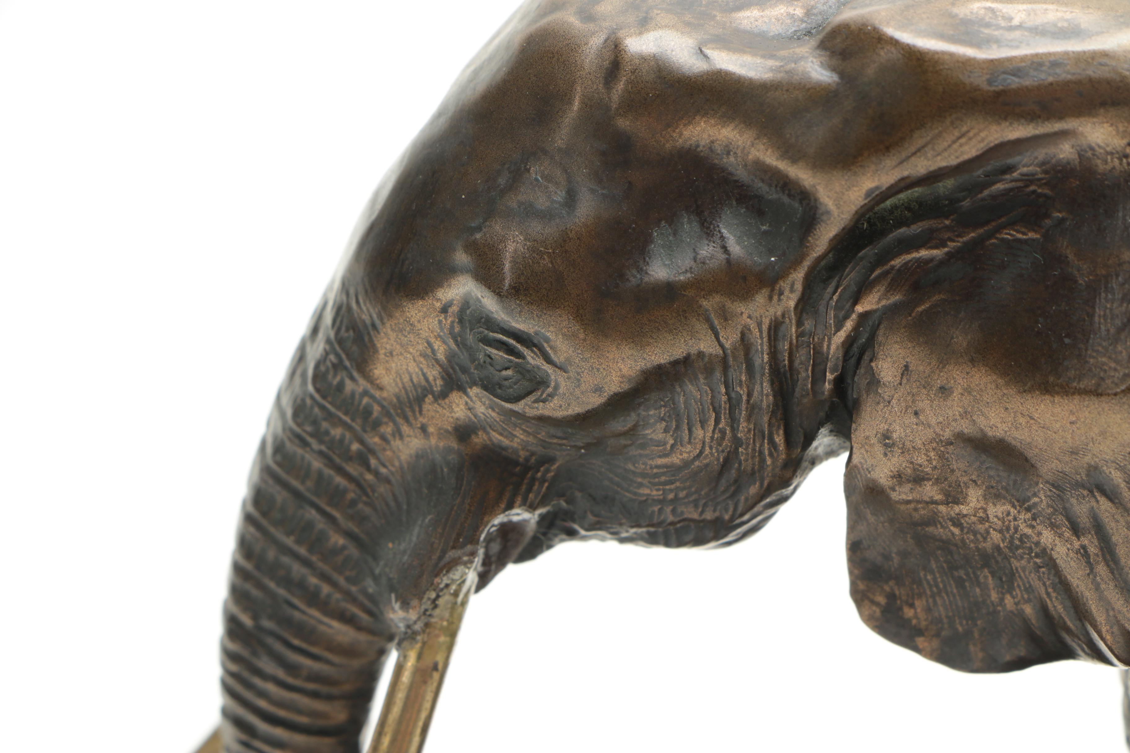 Limited Edition Bronze Elephant Sculpture