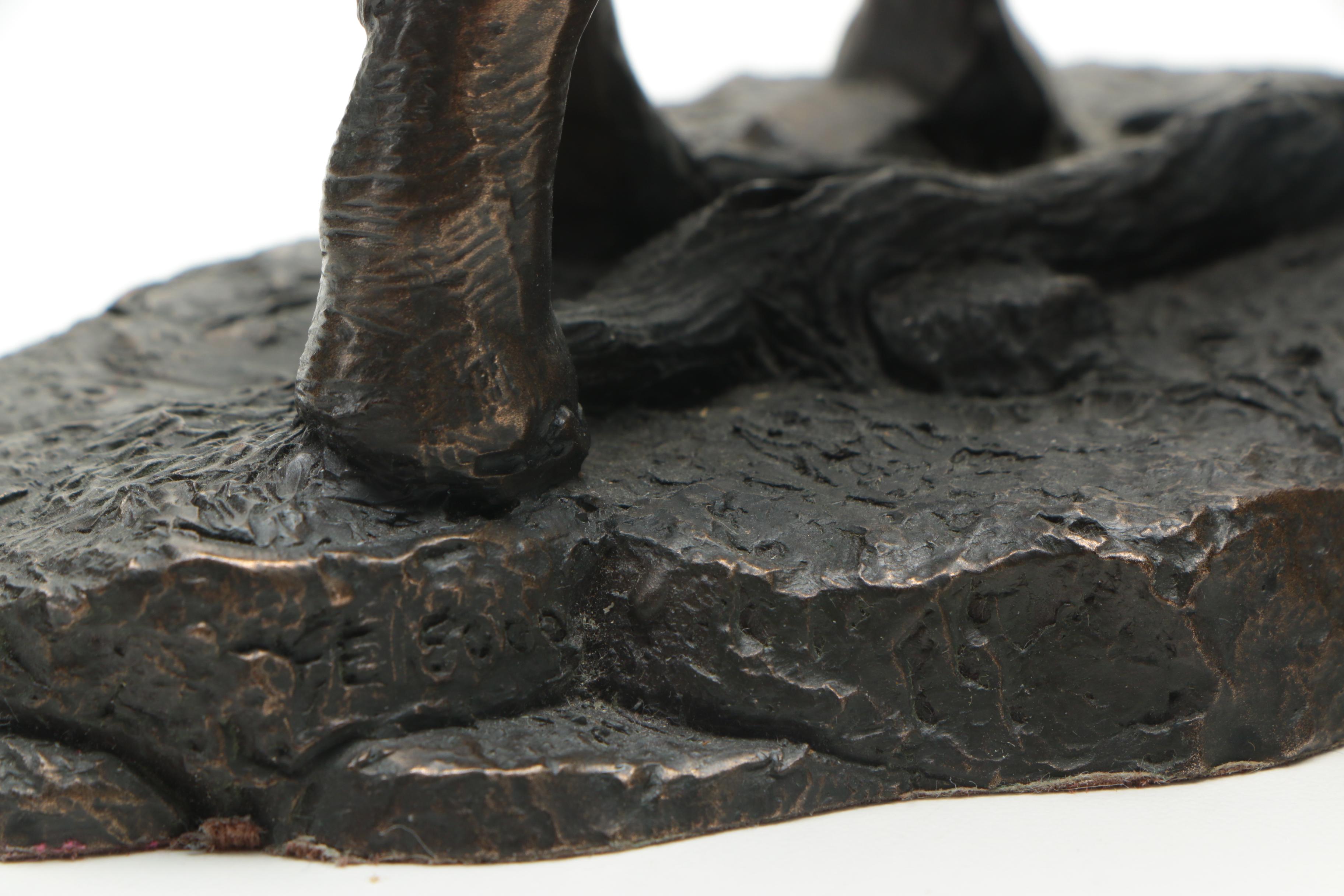 Limited Edition Bronze Elephant Sculpture