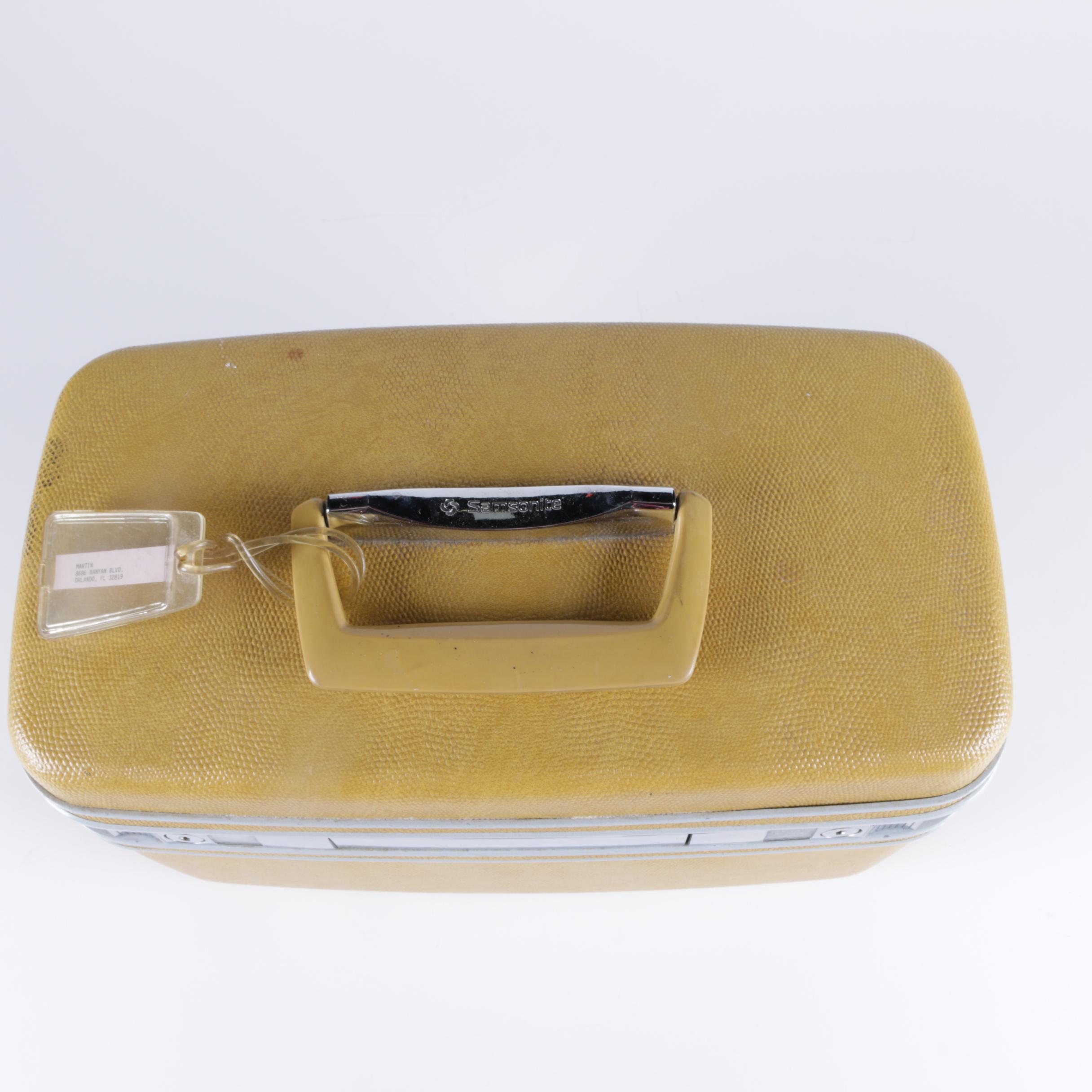 Vintage Samsonite "Silhouette" Cosmetic Travel Case