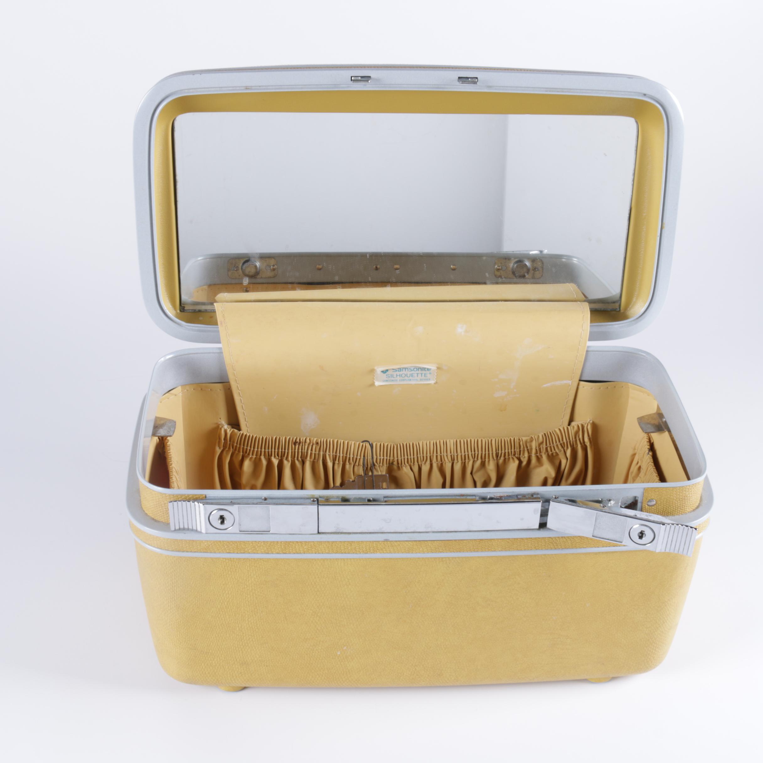 Vintage Samsonite "Silhouette" Cosmetic Travel Case
