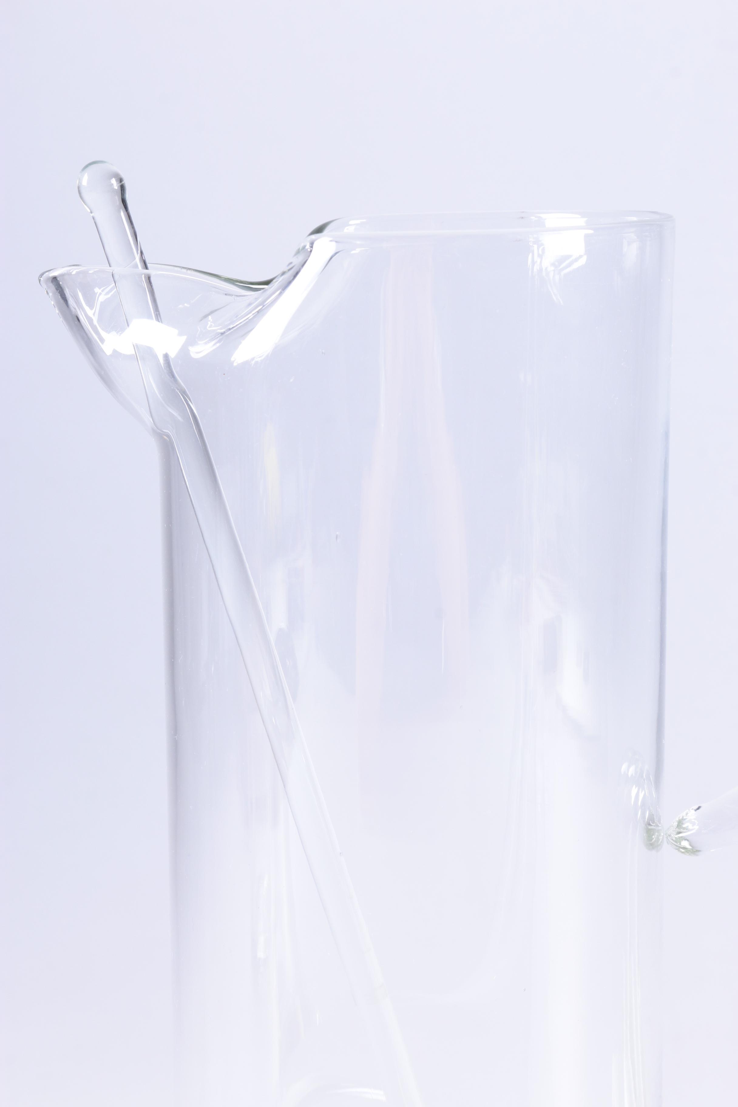 Glass Cocktail Pitchers with Stir Sticks