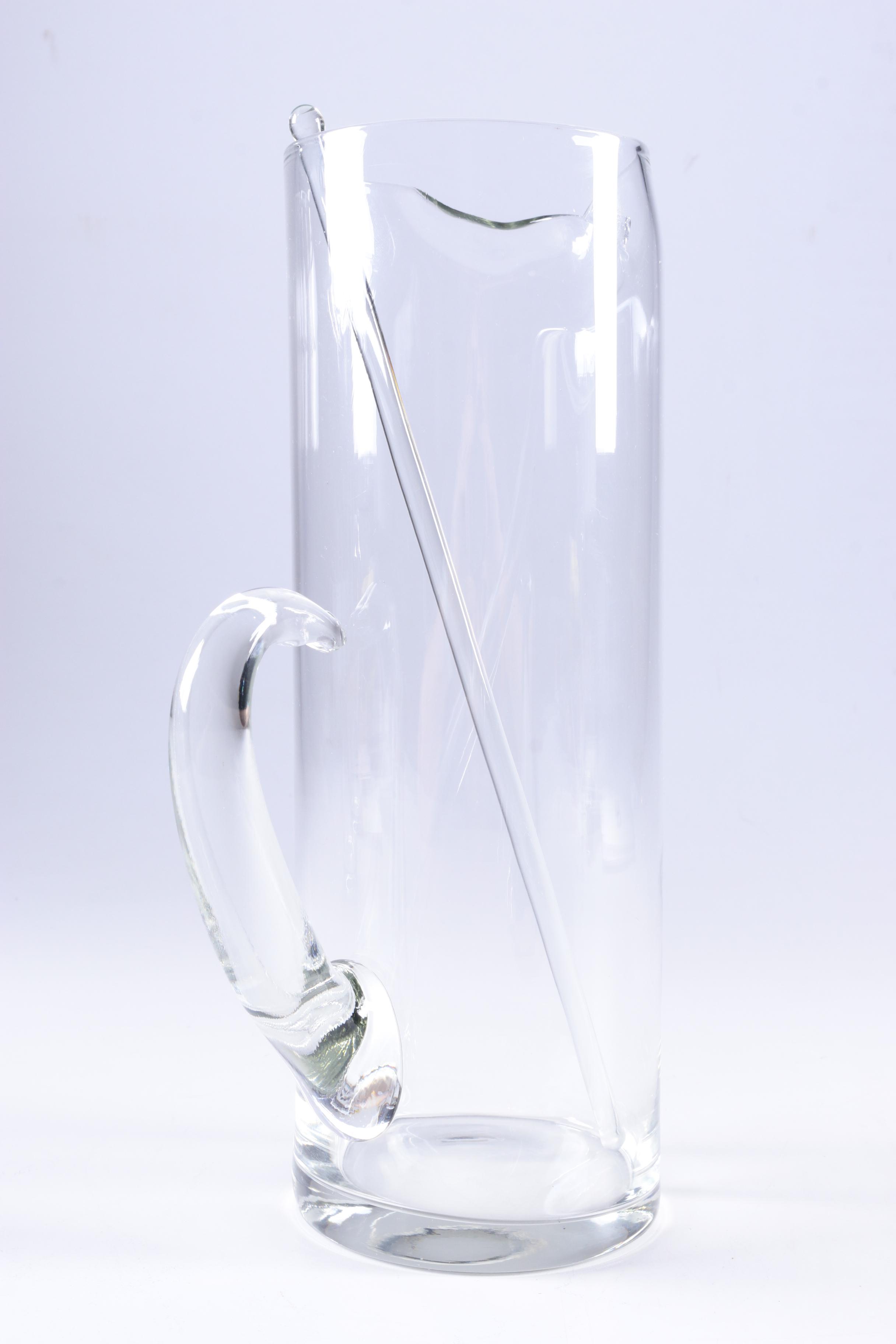 Glass Cocktail Pitchers with Stir Sticks