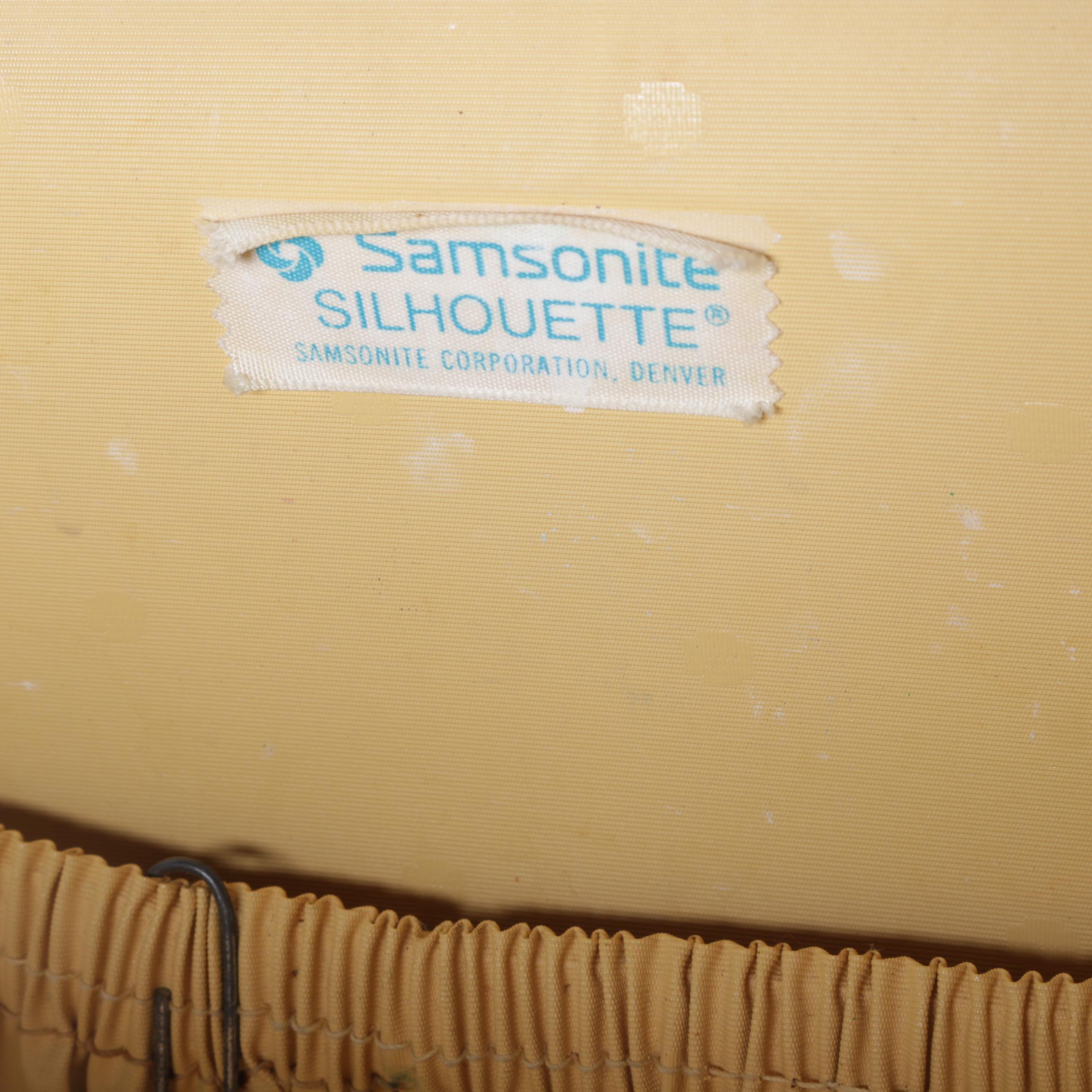 Vintage Samsonite "Silhouette" Cosmetic Travel Case