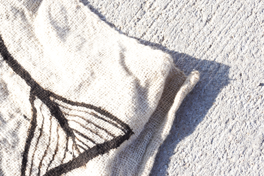 Hand-Painted Senufo Korhogo Cloth from Côte d'Ivoire