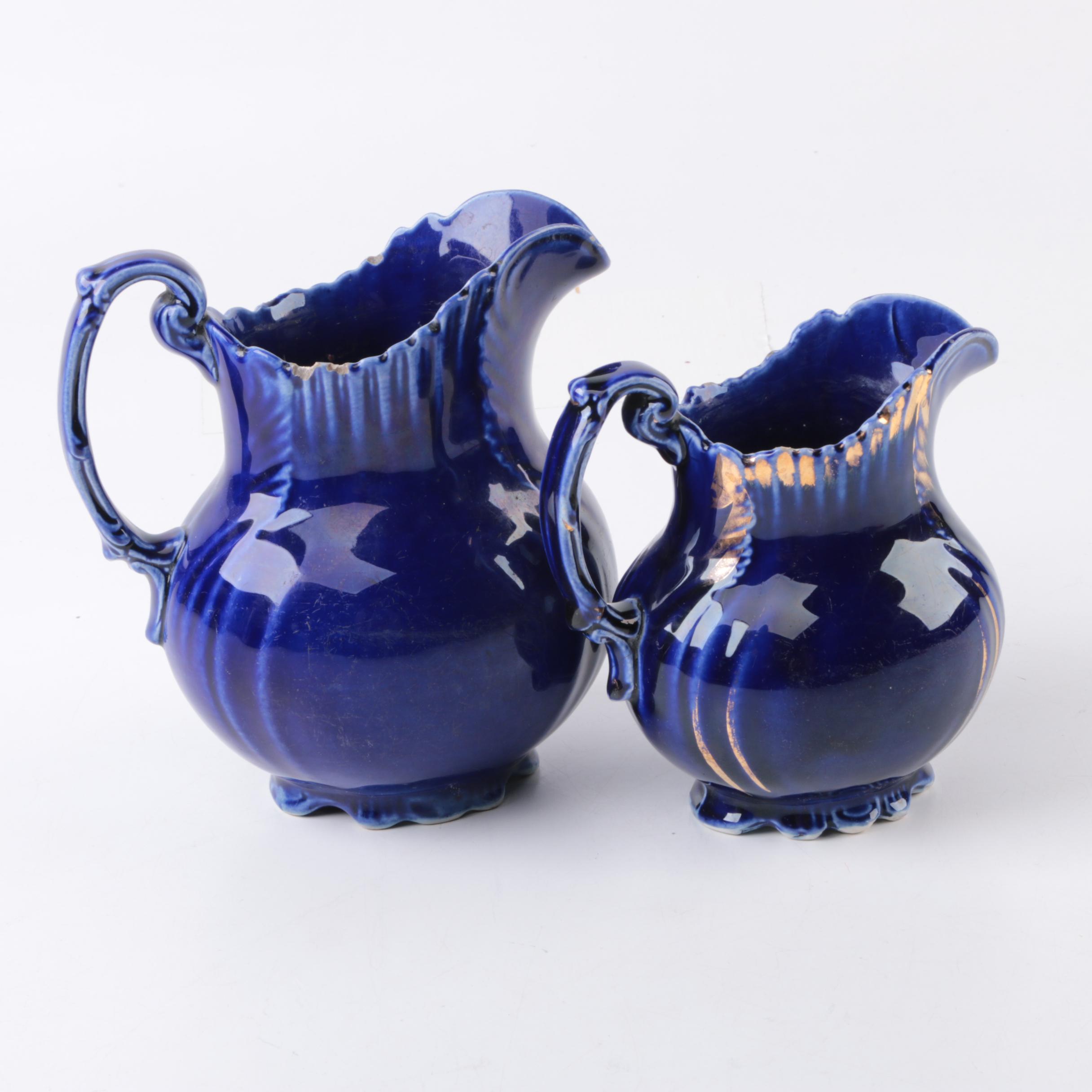 Pair of Ceramic Pitchers