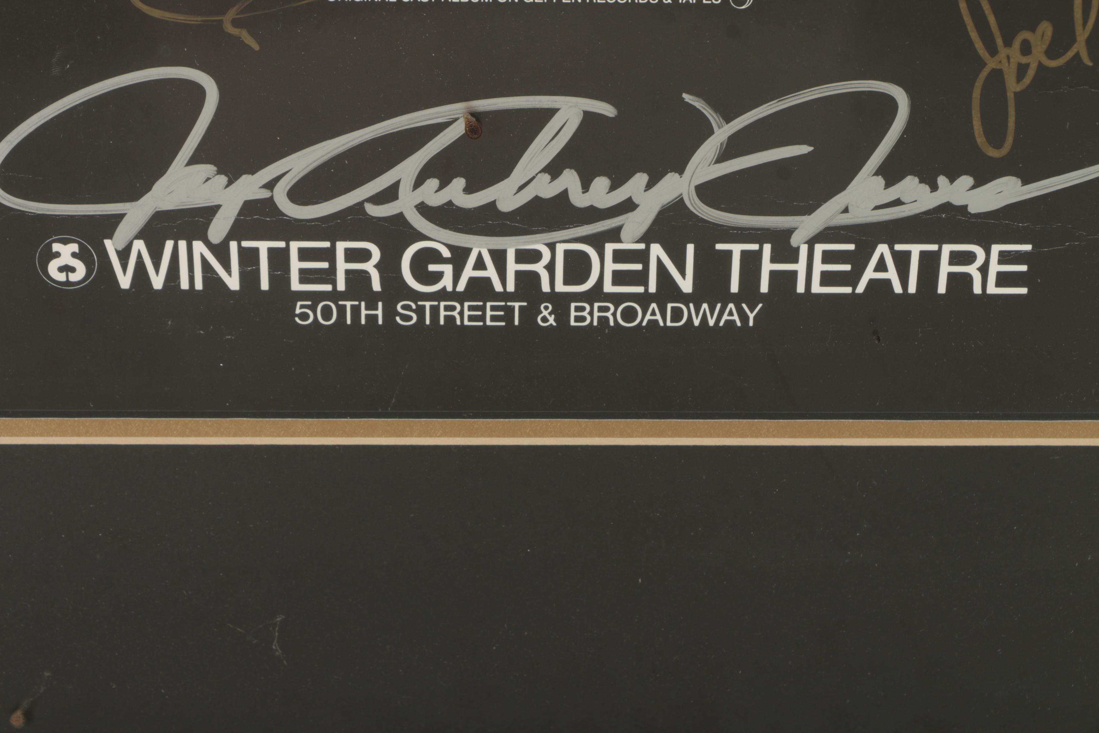 Cast Signed Offset Lithograph on Paper Poster for "Cats"