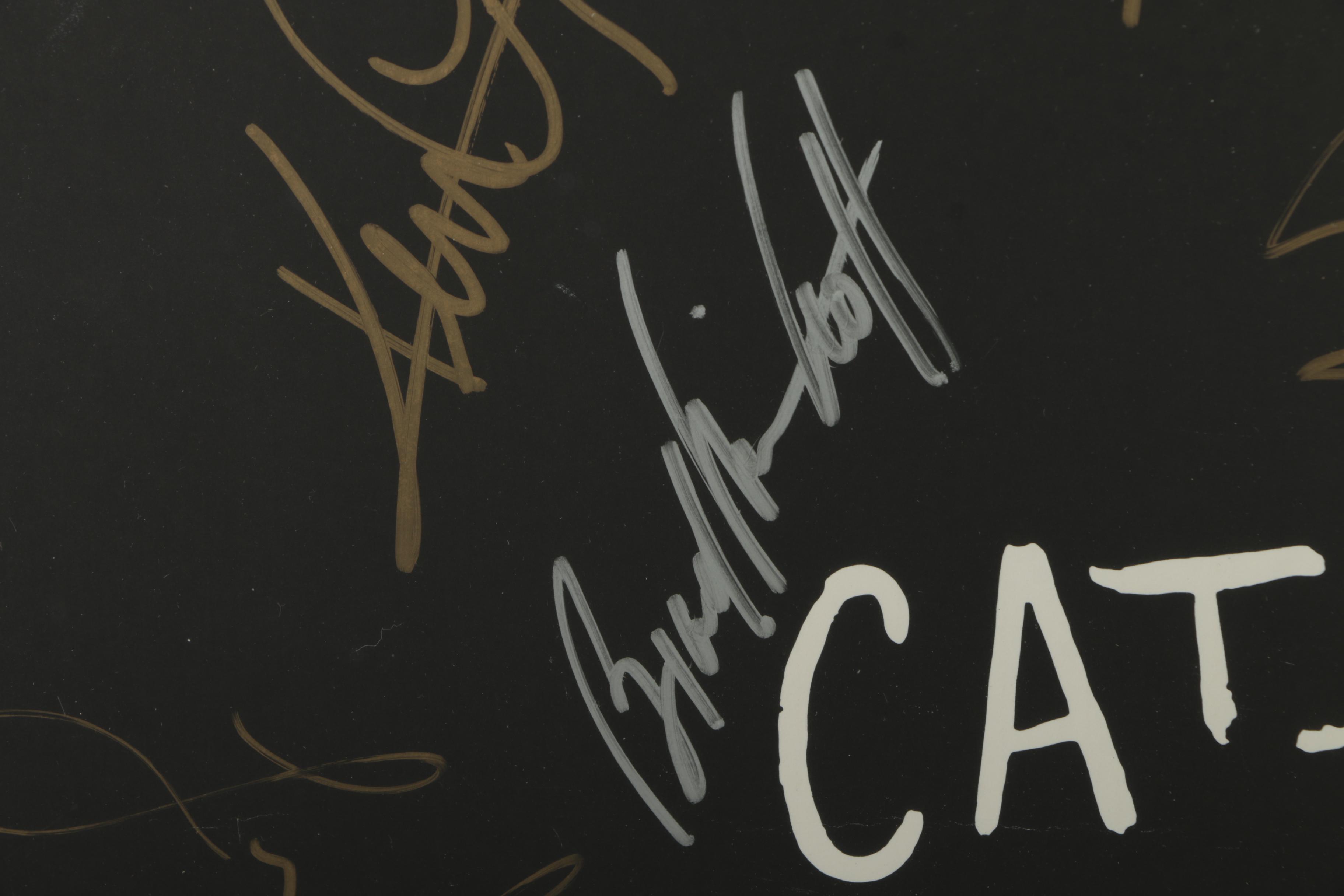 Cast Signed Offset Lithograph on Paper Poster for "Cats"