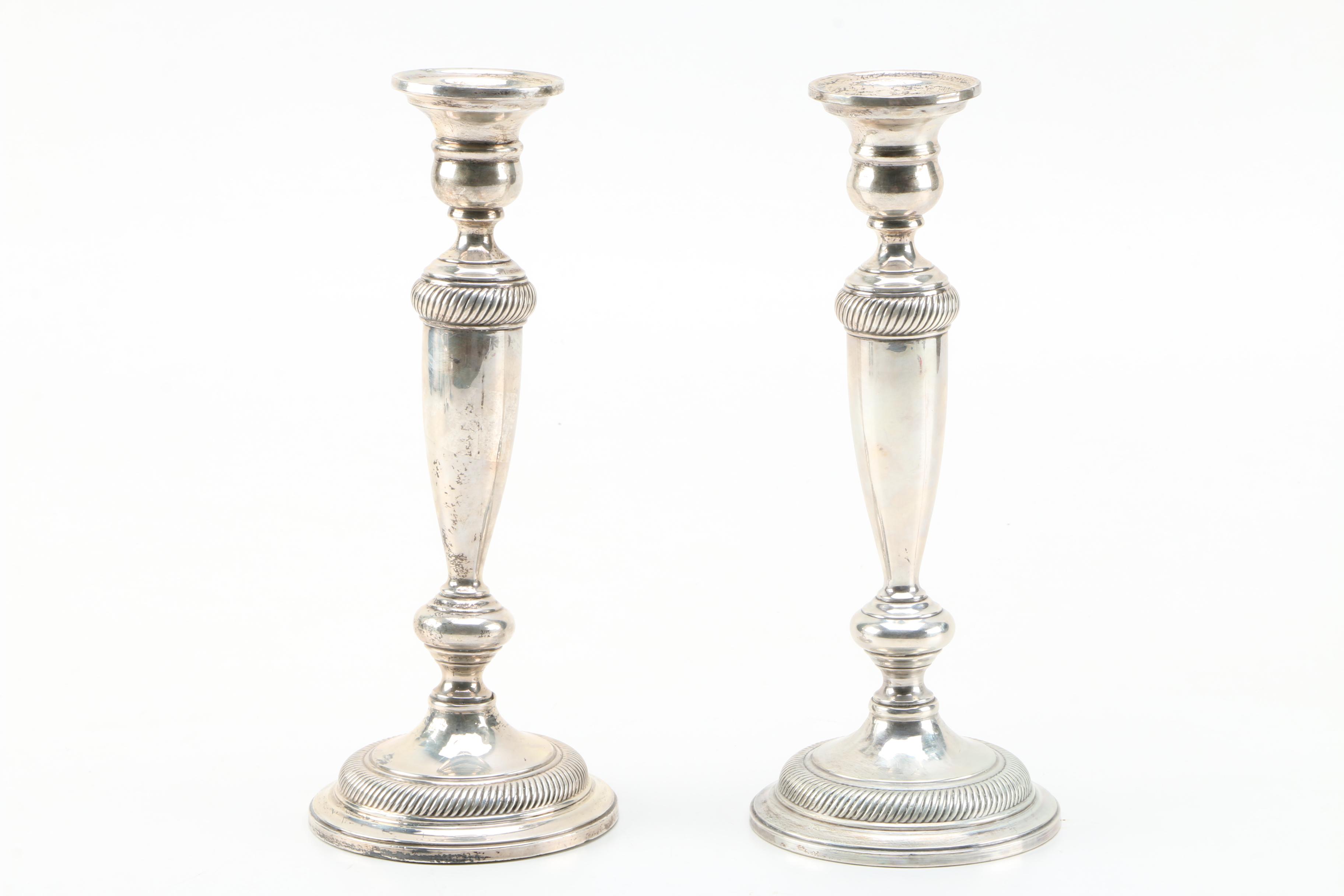 Gorham Sterling Heart-Shaped Bon Bon Bowl and Other Weighted Sterling Tableware