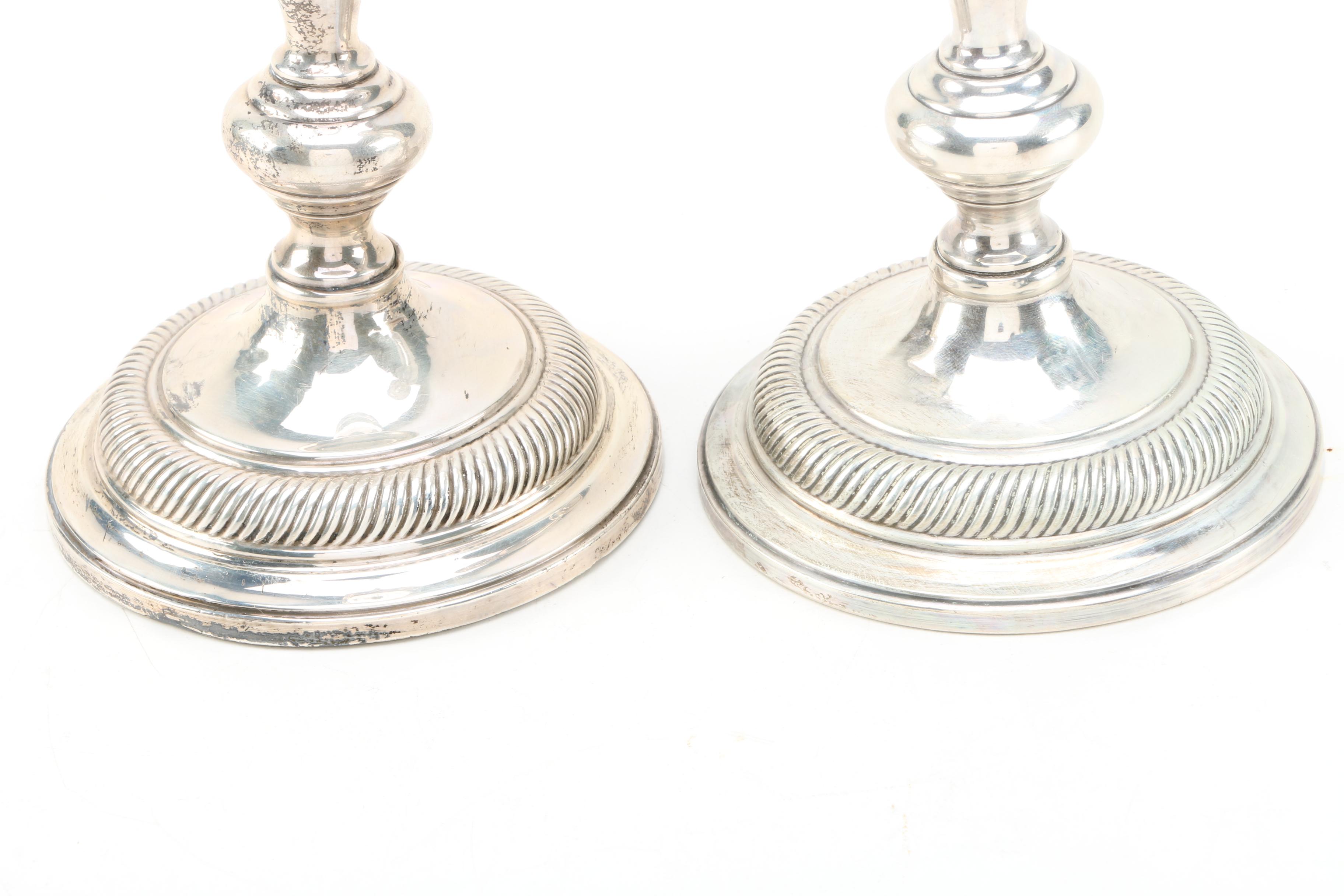 Gorham Sterling Heart-Shaped Bon Bon Bowl and Other Weighted Sterling Tableware