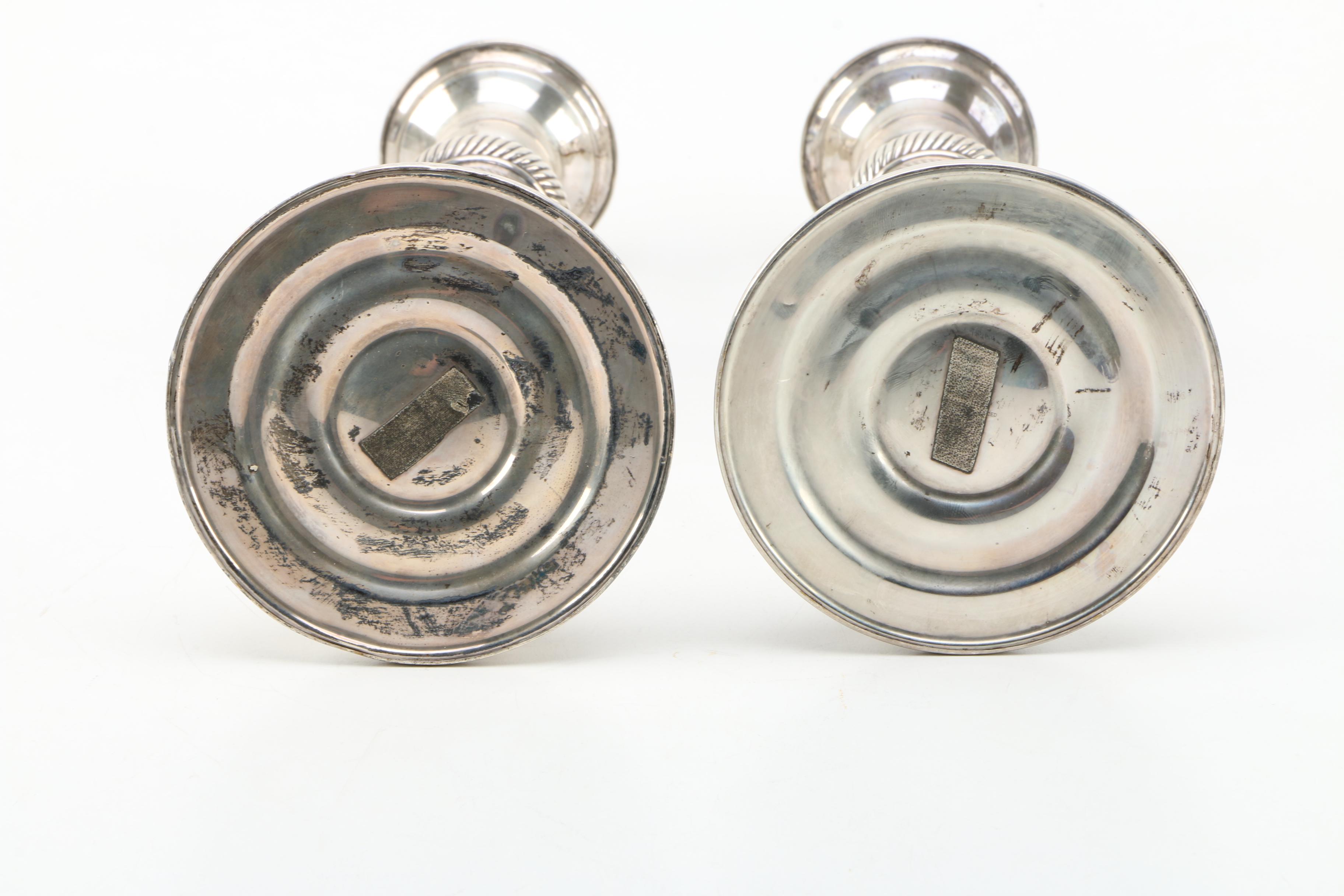 Gorham Sterling Heart-Shaped Bon Bon Bowl and Other Weighted Sterling Tableware