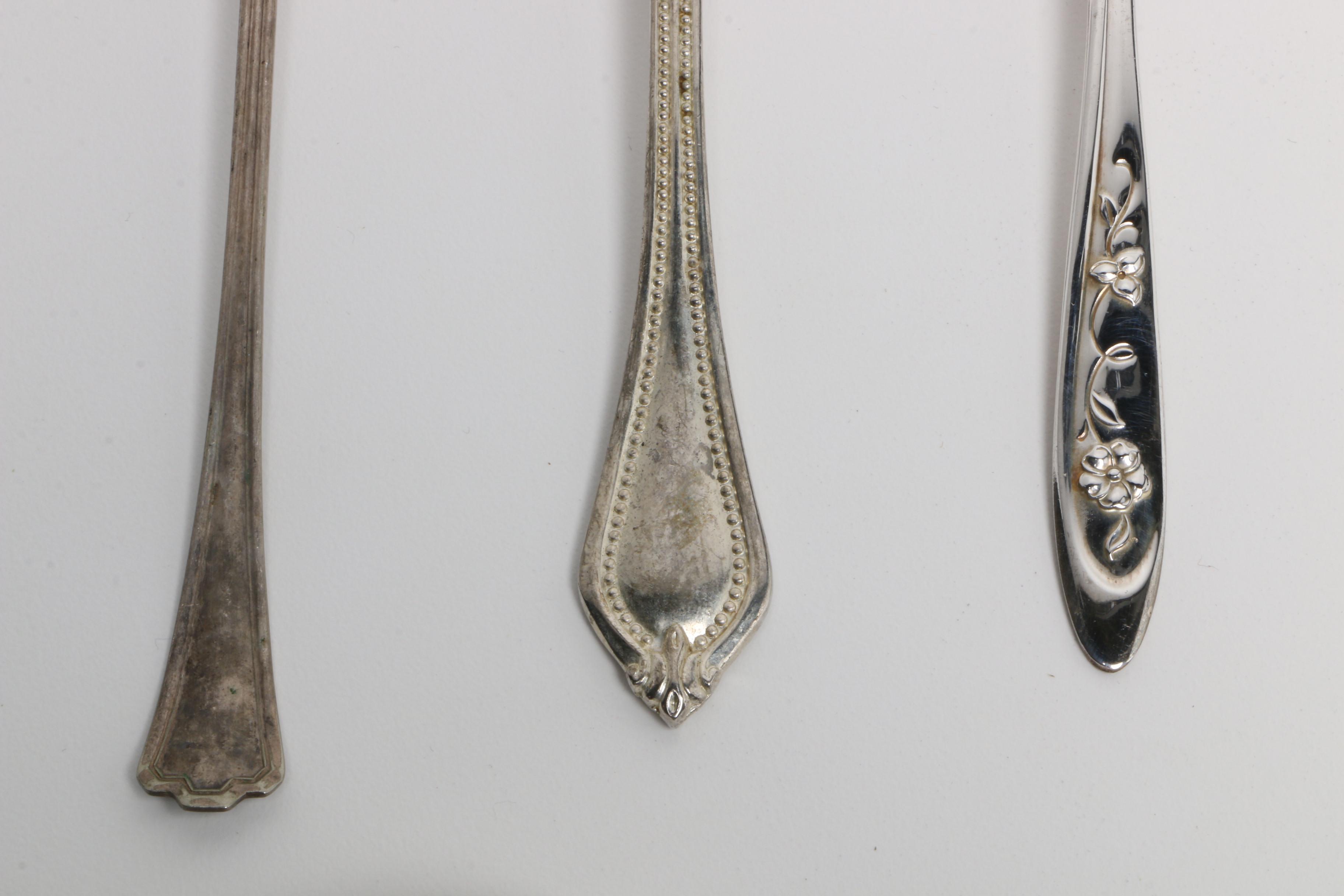 Silver Plate Flatware Featuring International Silver Co.