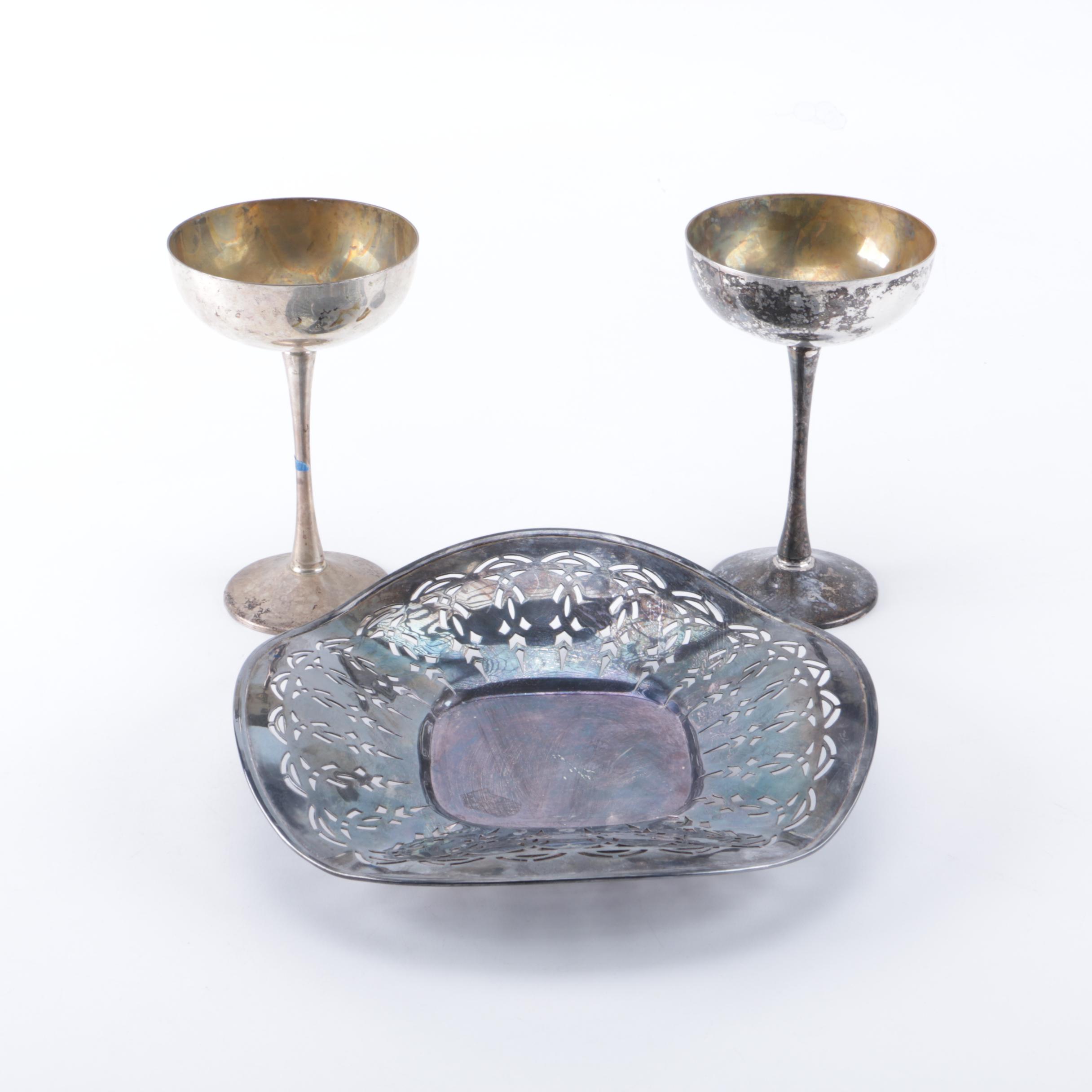 Silver Plate Tableware Featuring Middletown Silver Co. and  Raimond