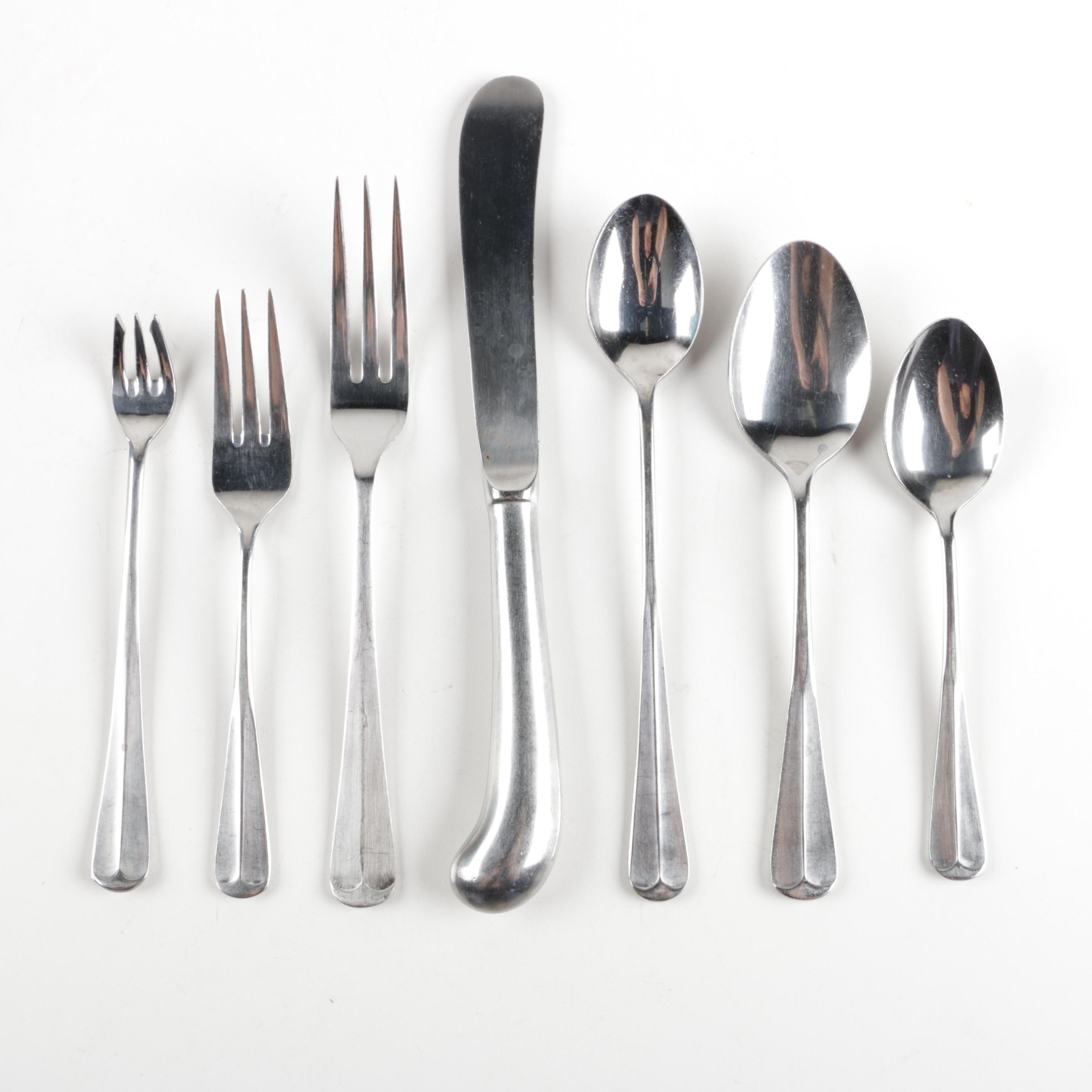 Walco Stainless Steel Flatware with Wooden Case