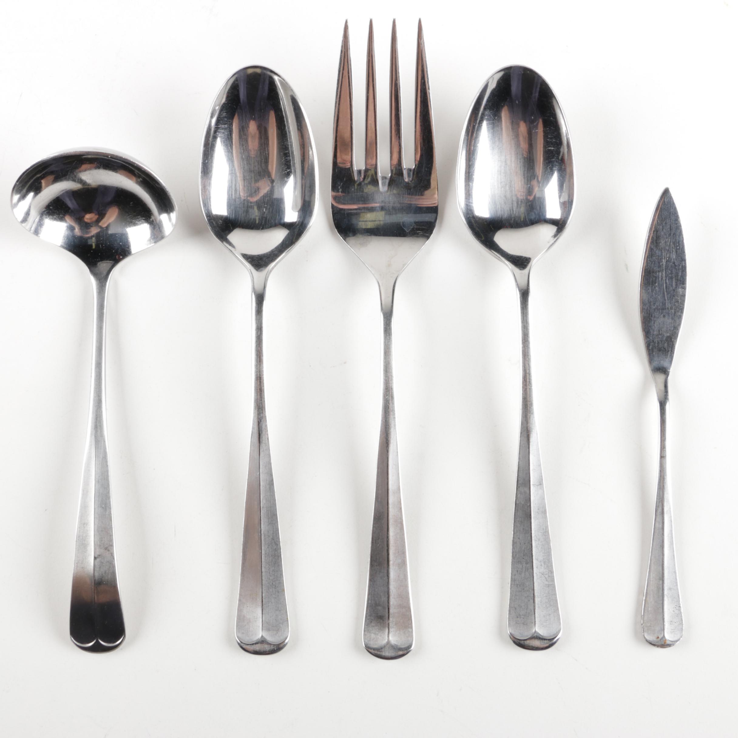 Walco Stainless Steel Flatware with Wooden Case