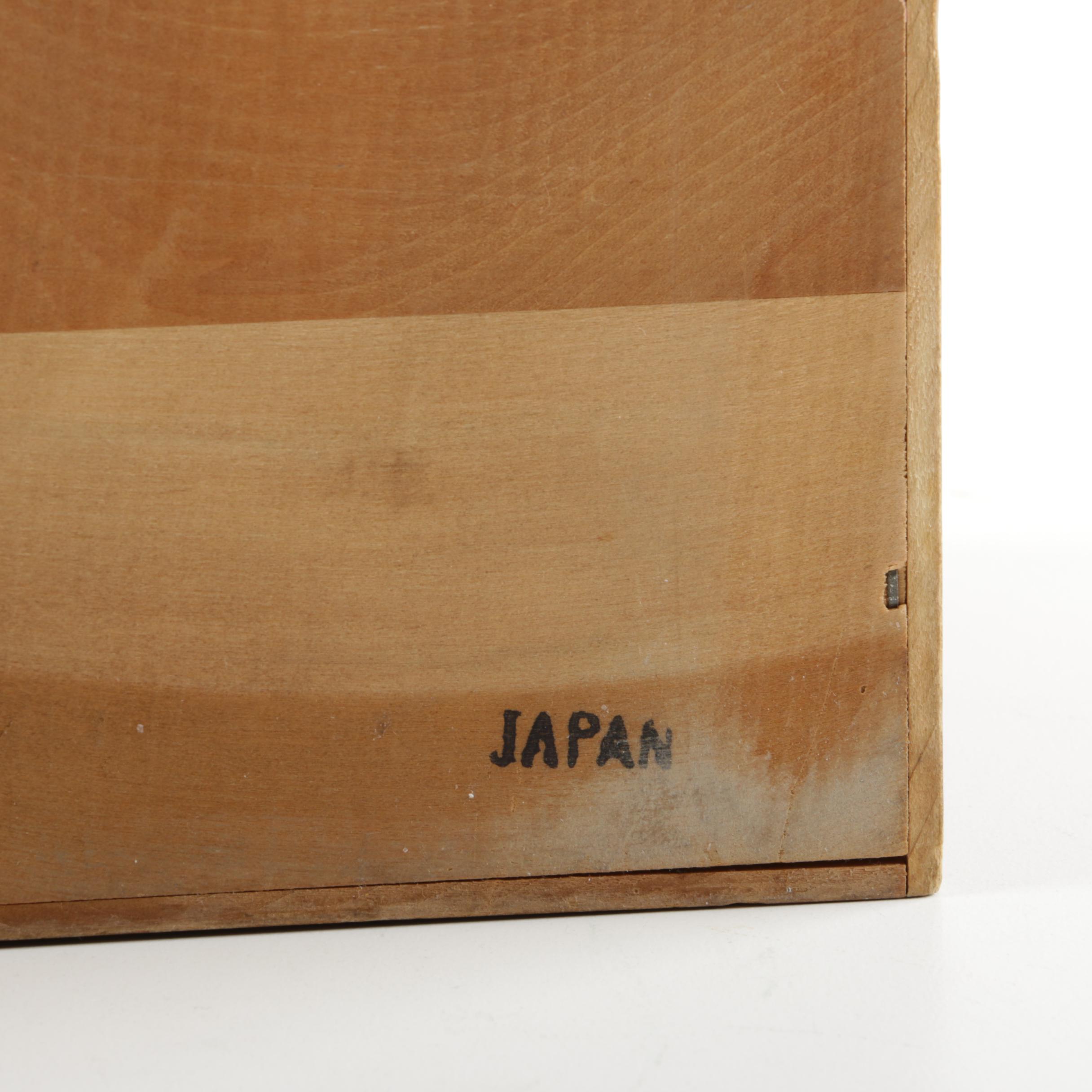 Walco Stainless Steel Flatware with Wooden Case