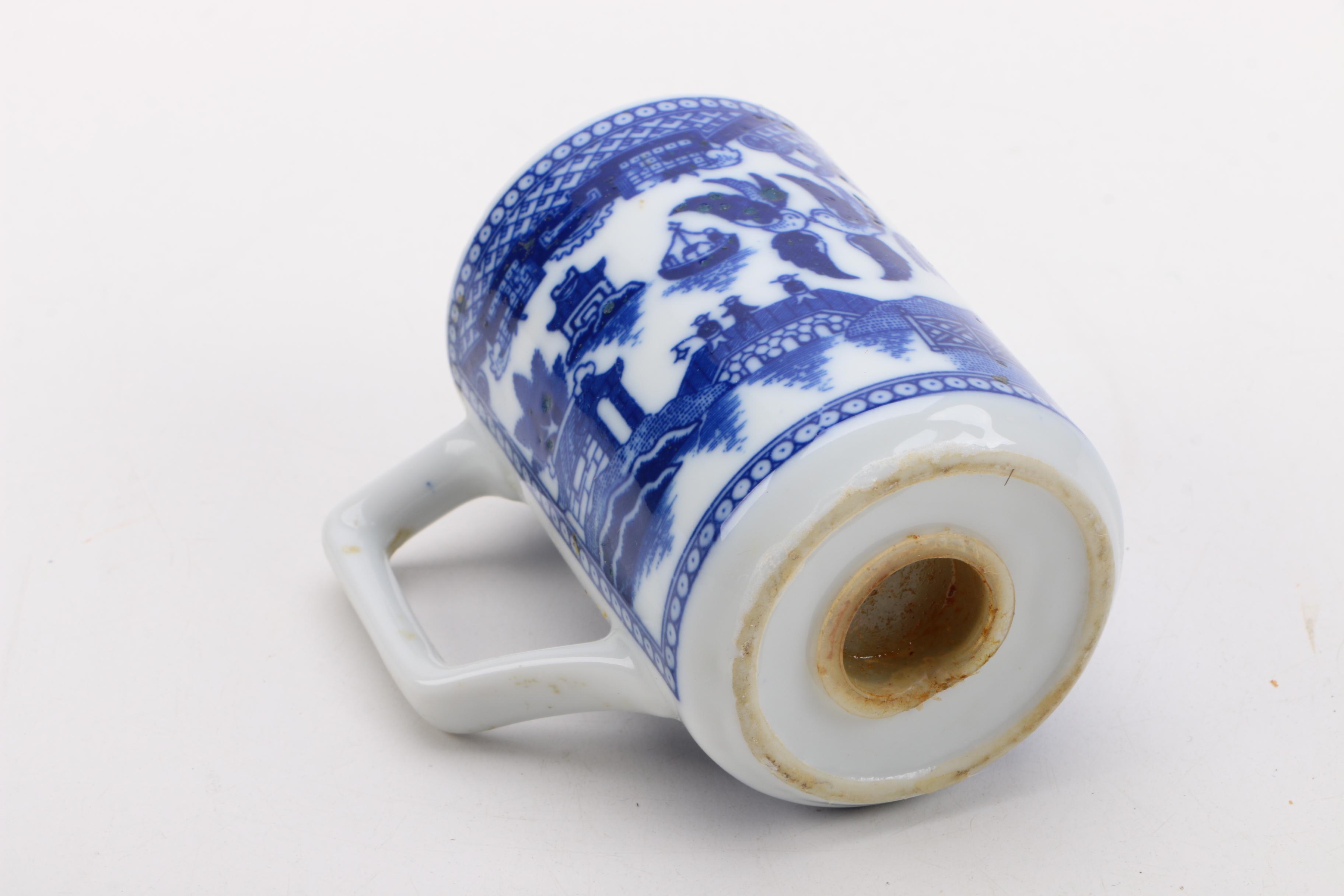 Assortment of Blue and White Tableware including Churchill "Willow"