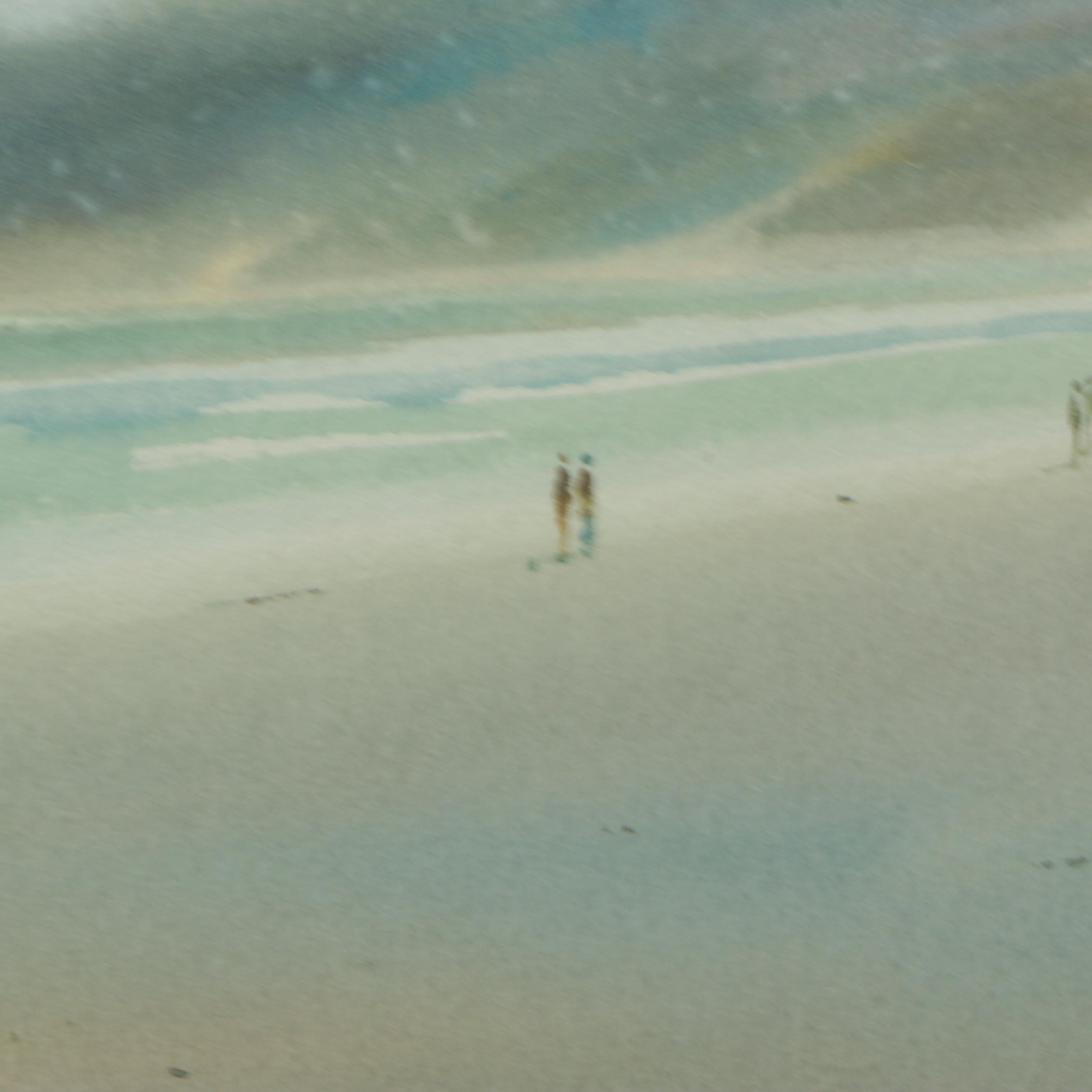 Clute 1991 Watercolor Painting on Paper of Beach Landscape