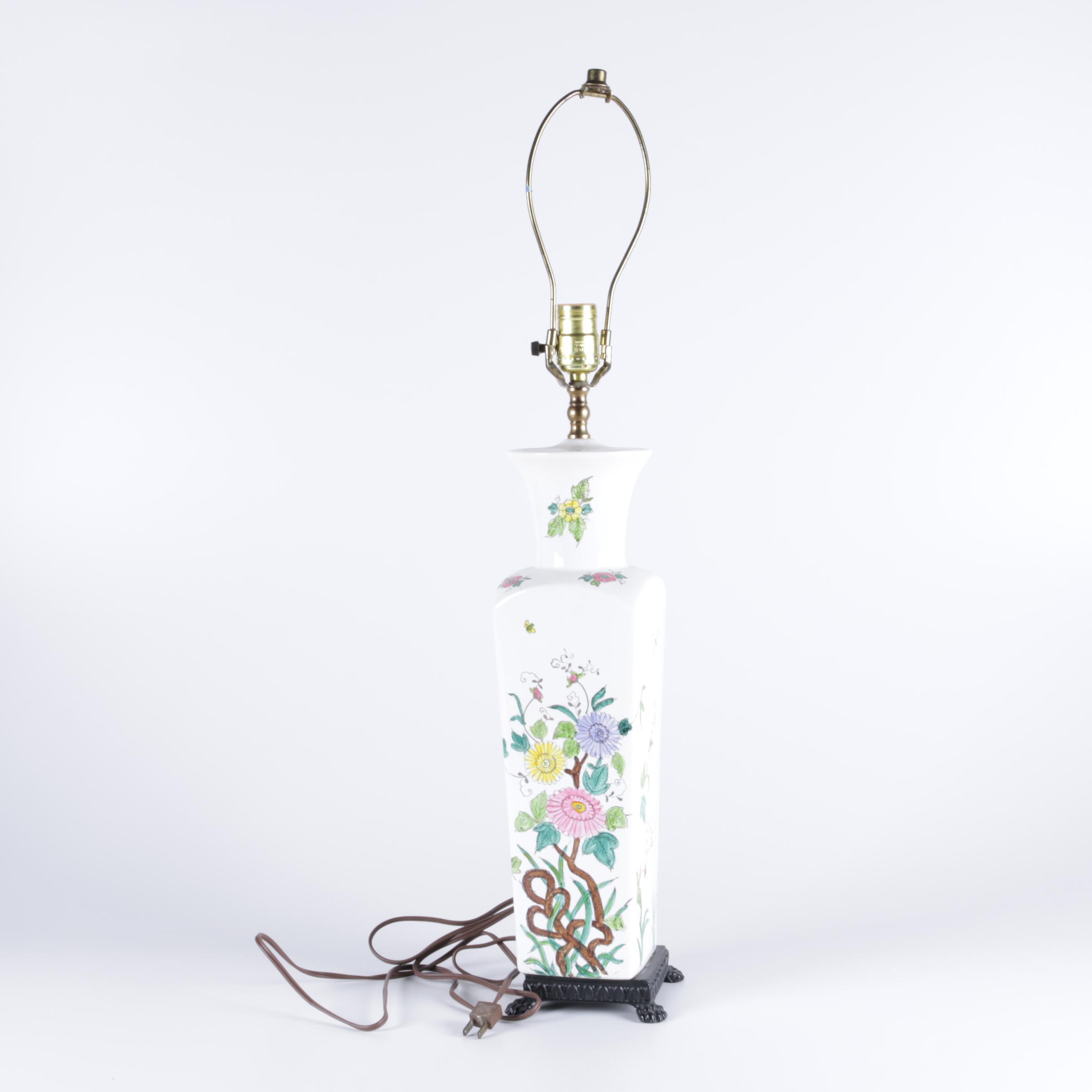 Hand Painted Ceramic Table Lamp
