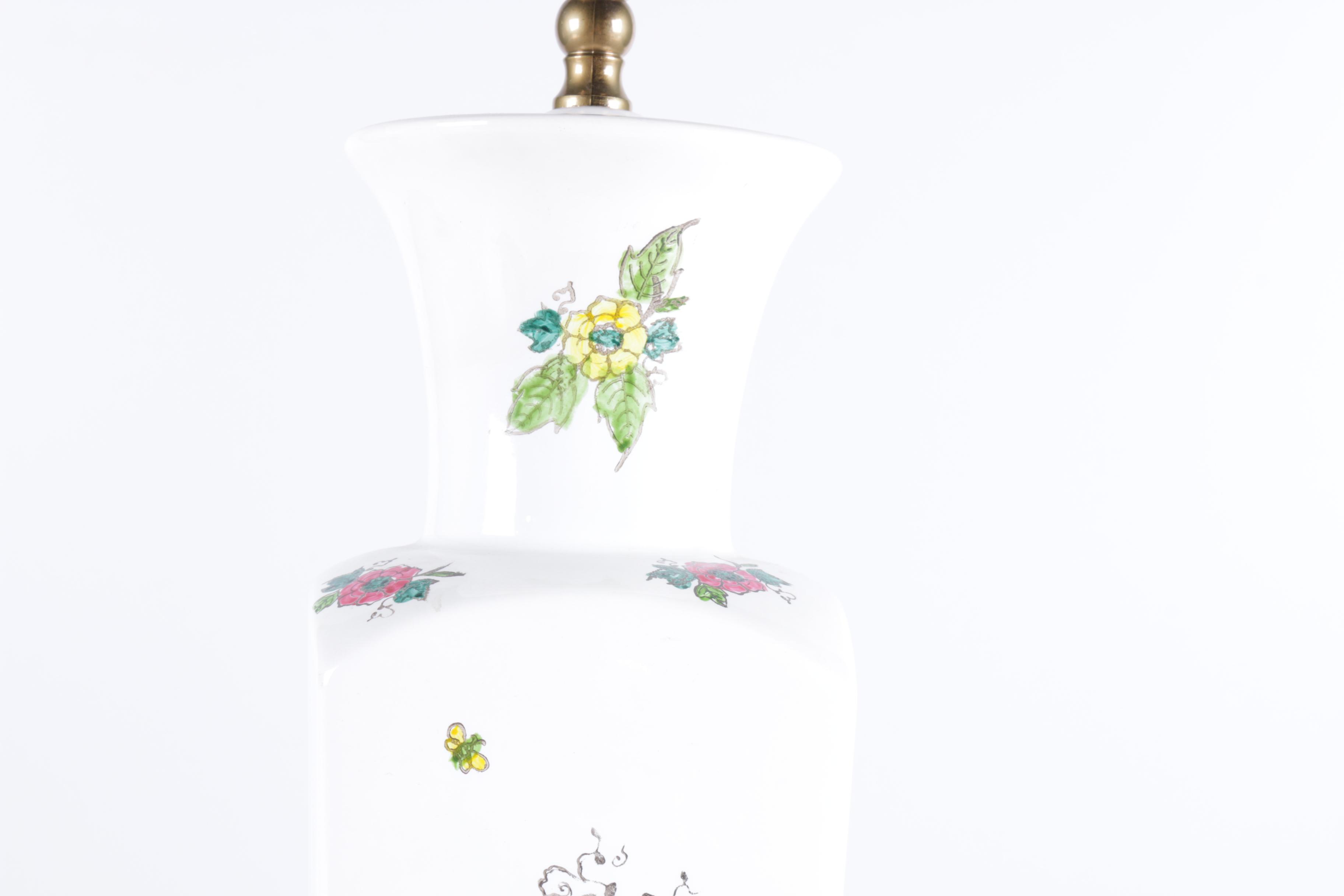 Hand Painted Ceramic Table Lamp